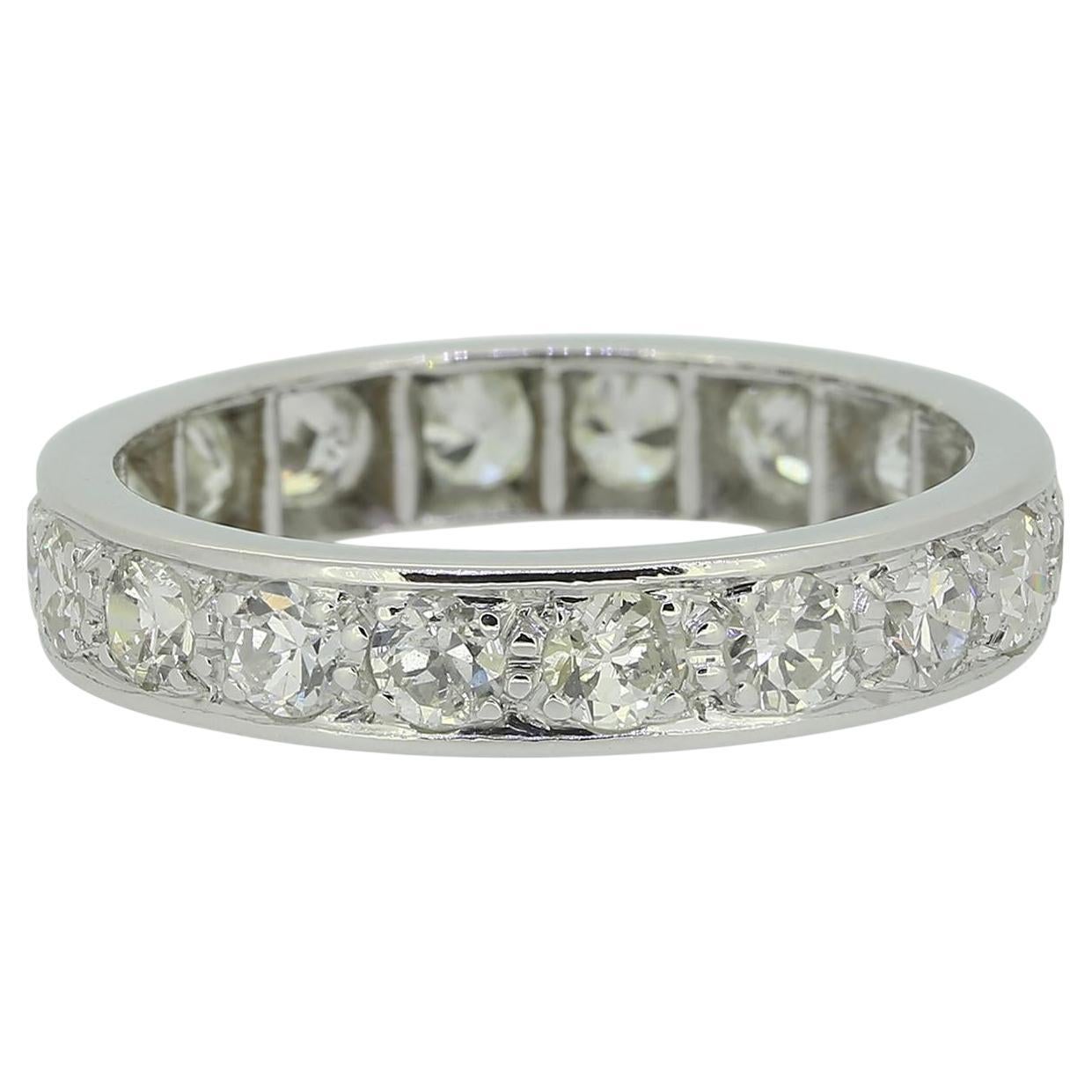 Bague ancienne en diamant taille O (55) en vente