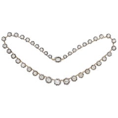 Collier de diamants ancien, vers 1880