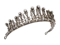 Antique Diamond Necklace/Tiara, French, circa 1890