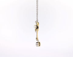 Antique Diamond and Pearl Pendant