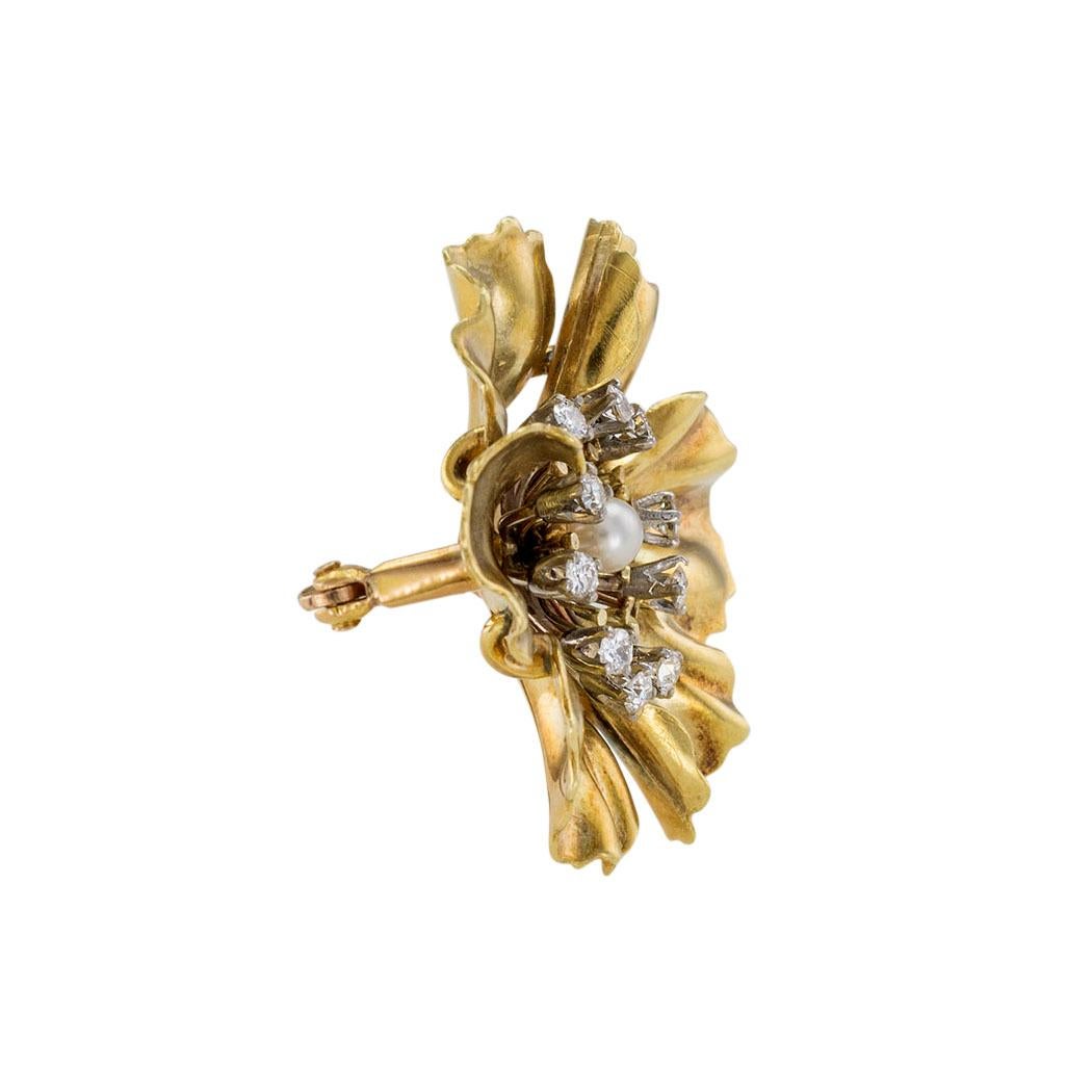 Antique Diamond, pearl, and yellow gold Anemone flower brooch by A. J. Hedges, circa 1900

The facts you want to know are listed below.  Read on.  It is all remarkably short, simple, and clear.

Contact us right away if you have additional