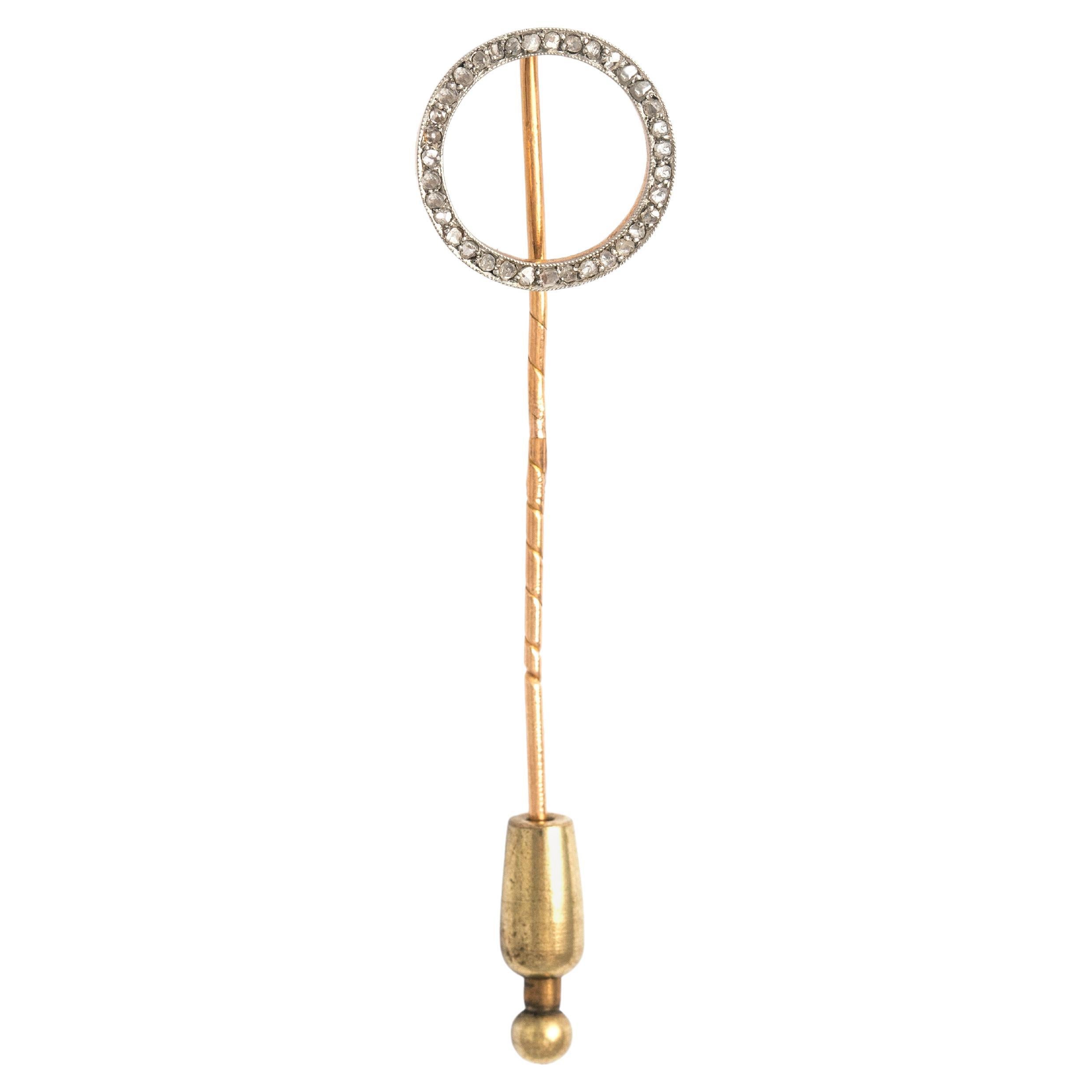 Antique Diamond Pin Brooch