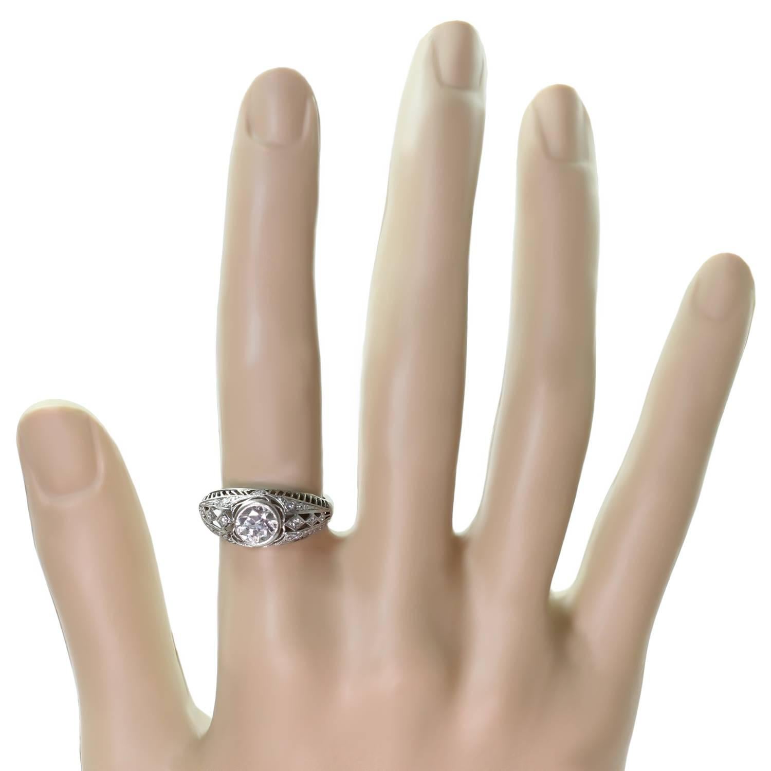 filigree engagement rings