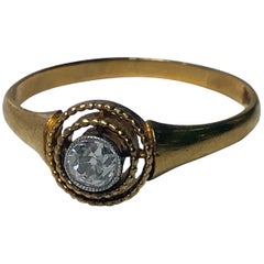 Antique Diamond Ring Continental, circa 1910