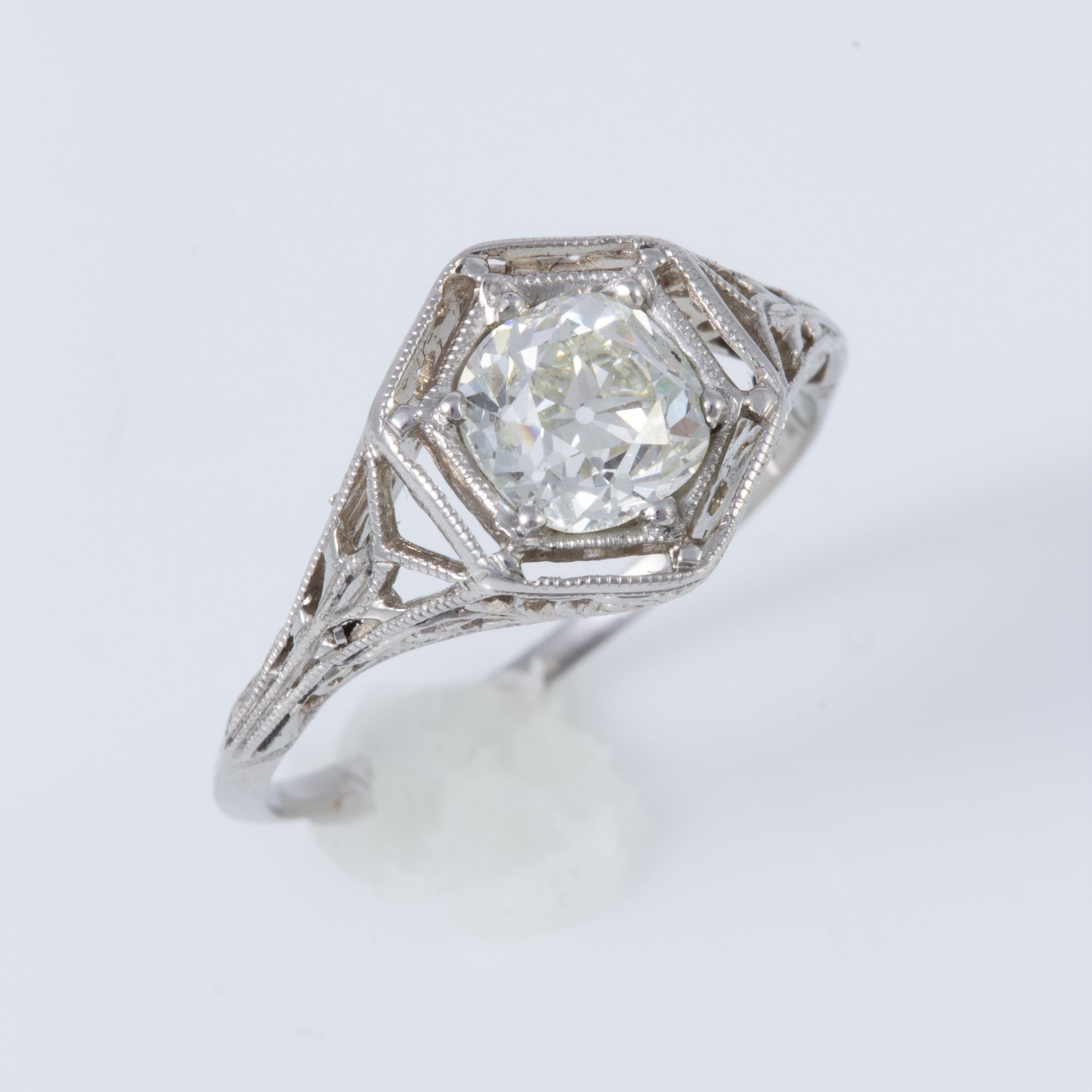 Edwardian Antique Diamond Ring For Sale