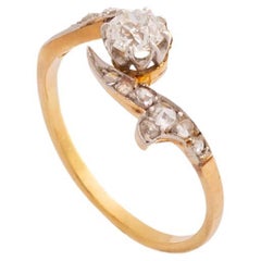Bague d'antiquités diamant