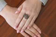 Antique diamond & ruby ring, Poland, early 20th century.
