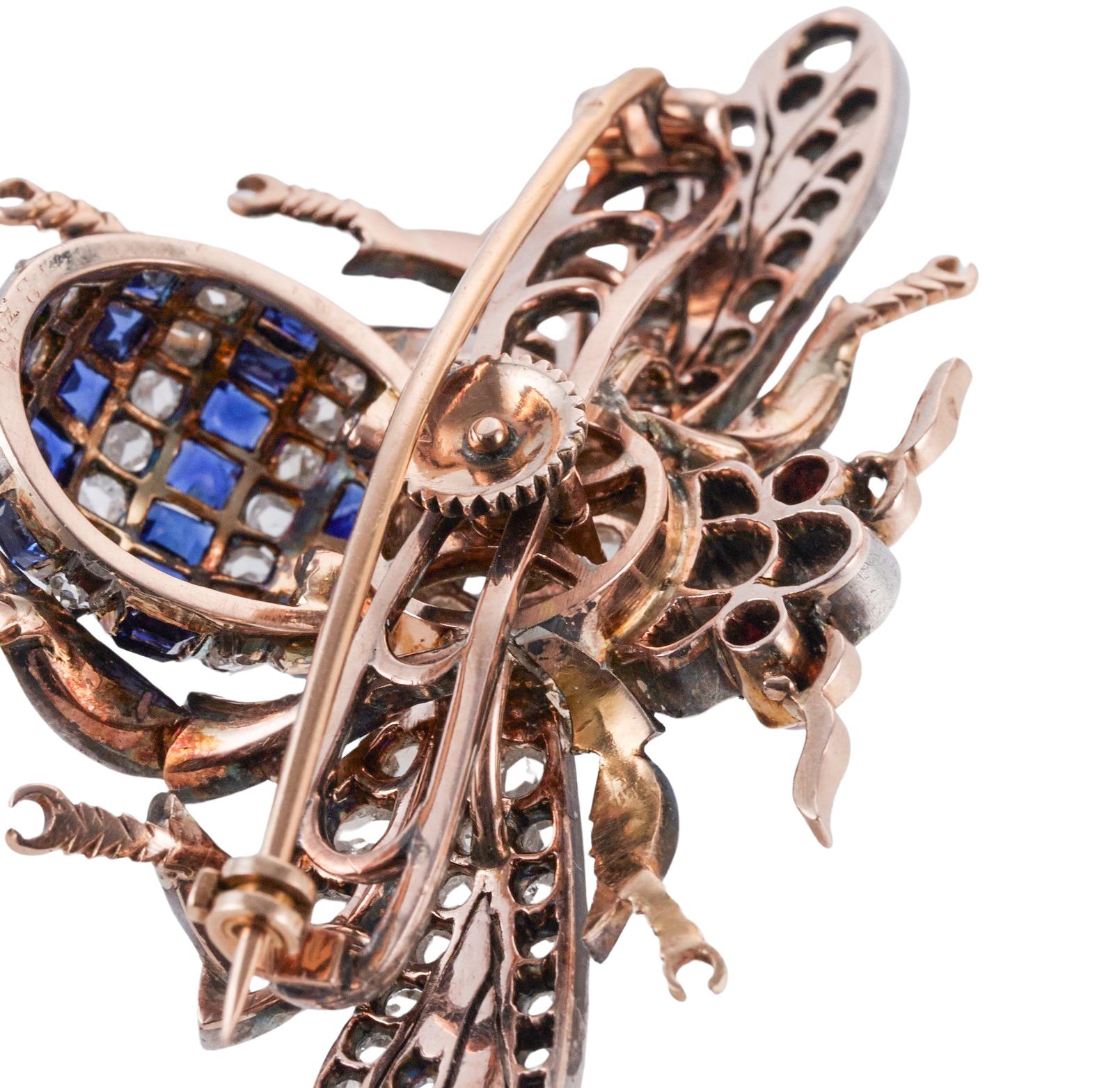 Classic Women Luxury Bee Crystal Brooch – Rhinestone Metal Insect Badge