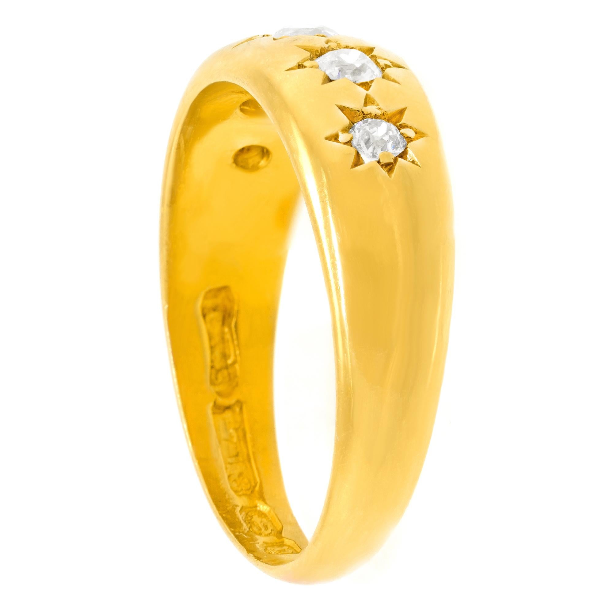 Antique Diamond-set Ring - image 3
