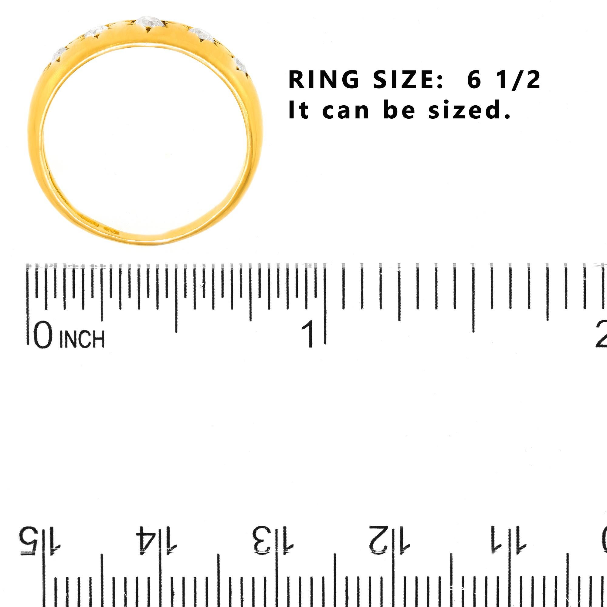 Antique Diamond-set Ring - image 6