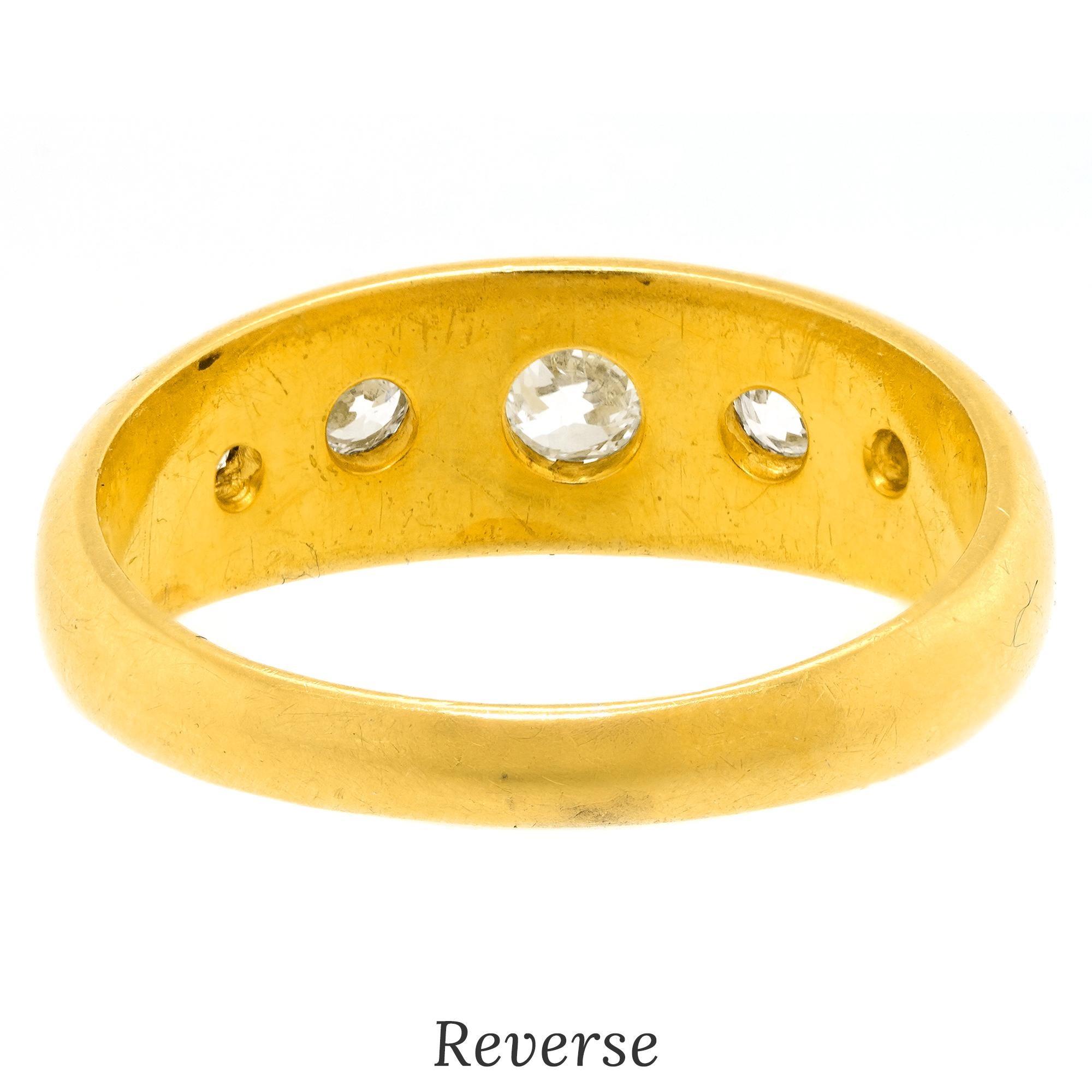 Antique Diamond-set Ring - image 7