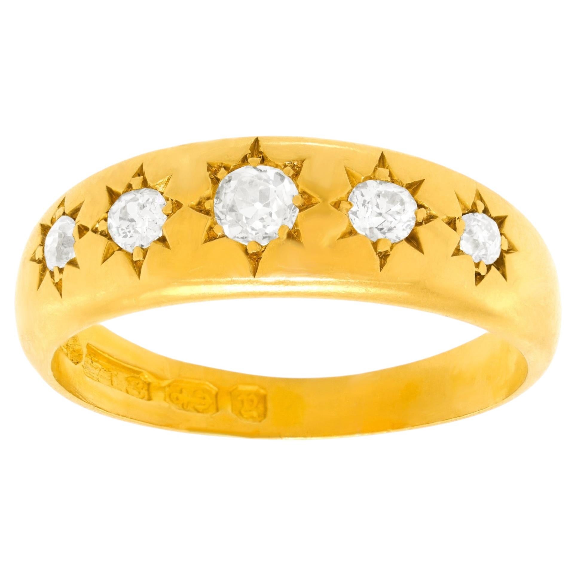 Antique Diamond-set Ring - image 1