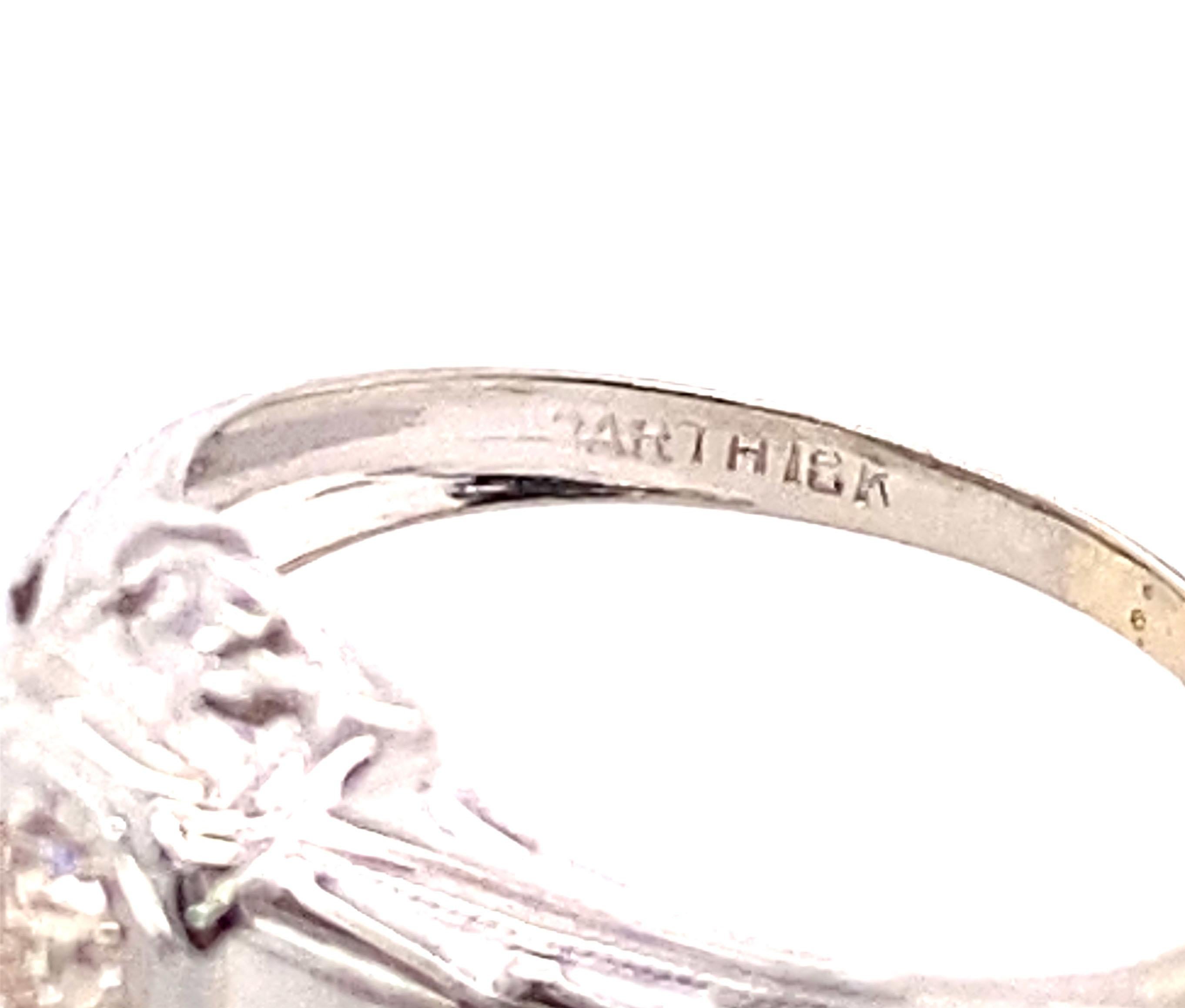 Art Deco Diamond Engagement Ring .12ct Old European Cut Original 1930's Antique For Sale 1