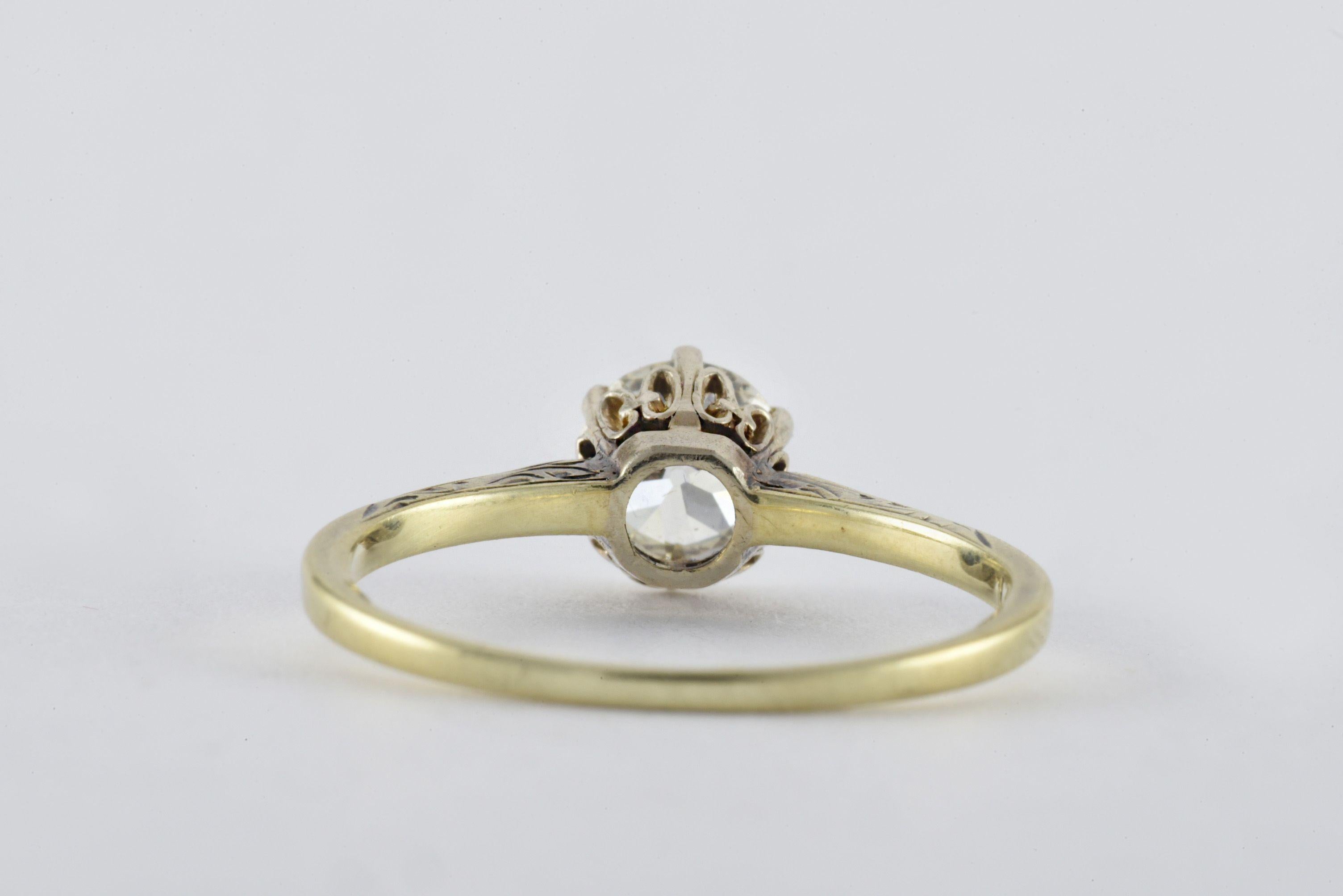 antique solitaire ring