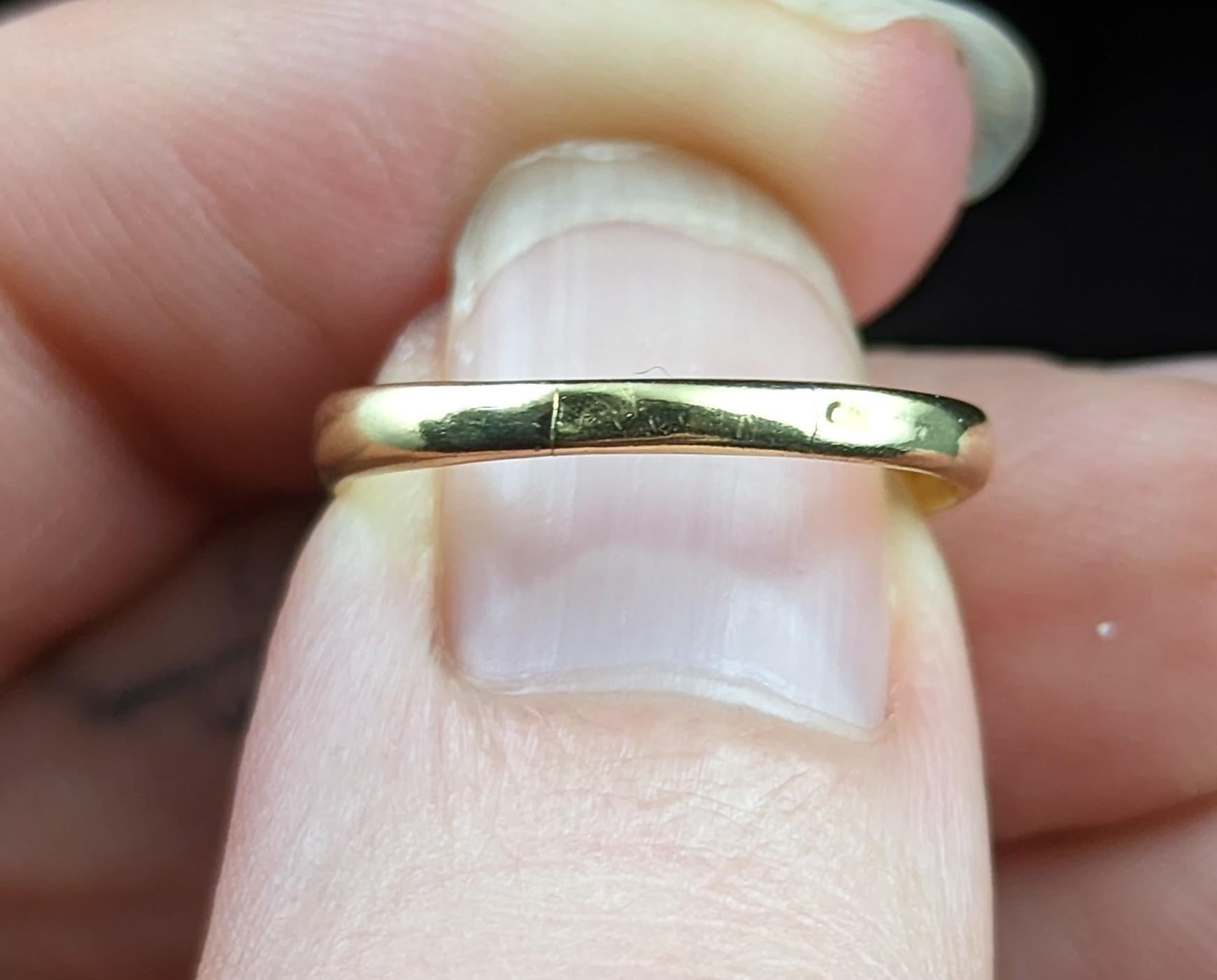 Antiker Diamant Solitär-Ring, 18 Karat Gelbgold im Angebot 8