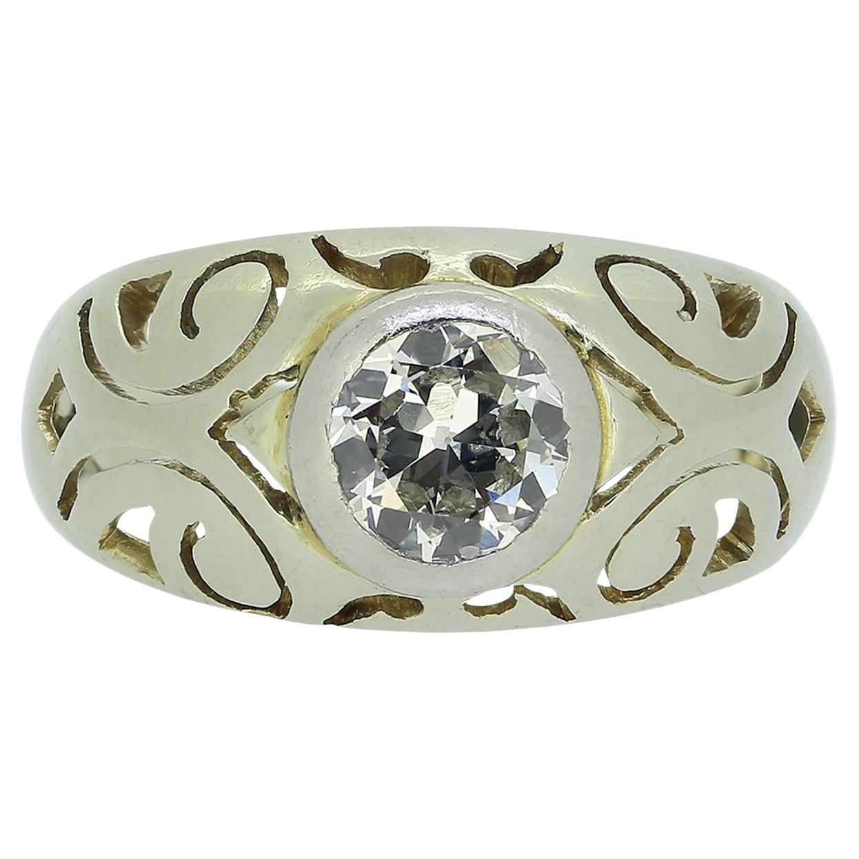 Antique Diamond Solitaire Ring