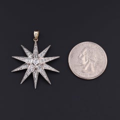 Antique Diamond Star Conversion Pendant