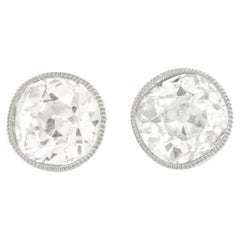 Borchie con diamanti antichi