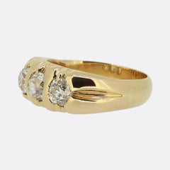 Antique Diamond Three-Stone Ring