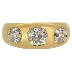 Antique Diamond Three-Stone Ring