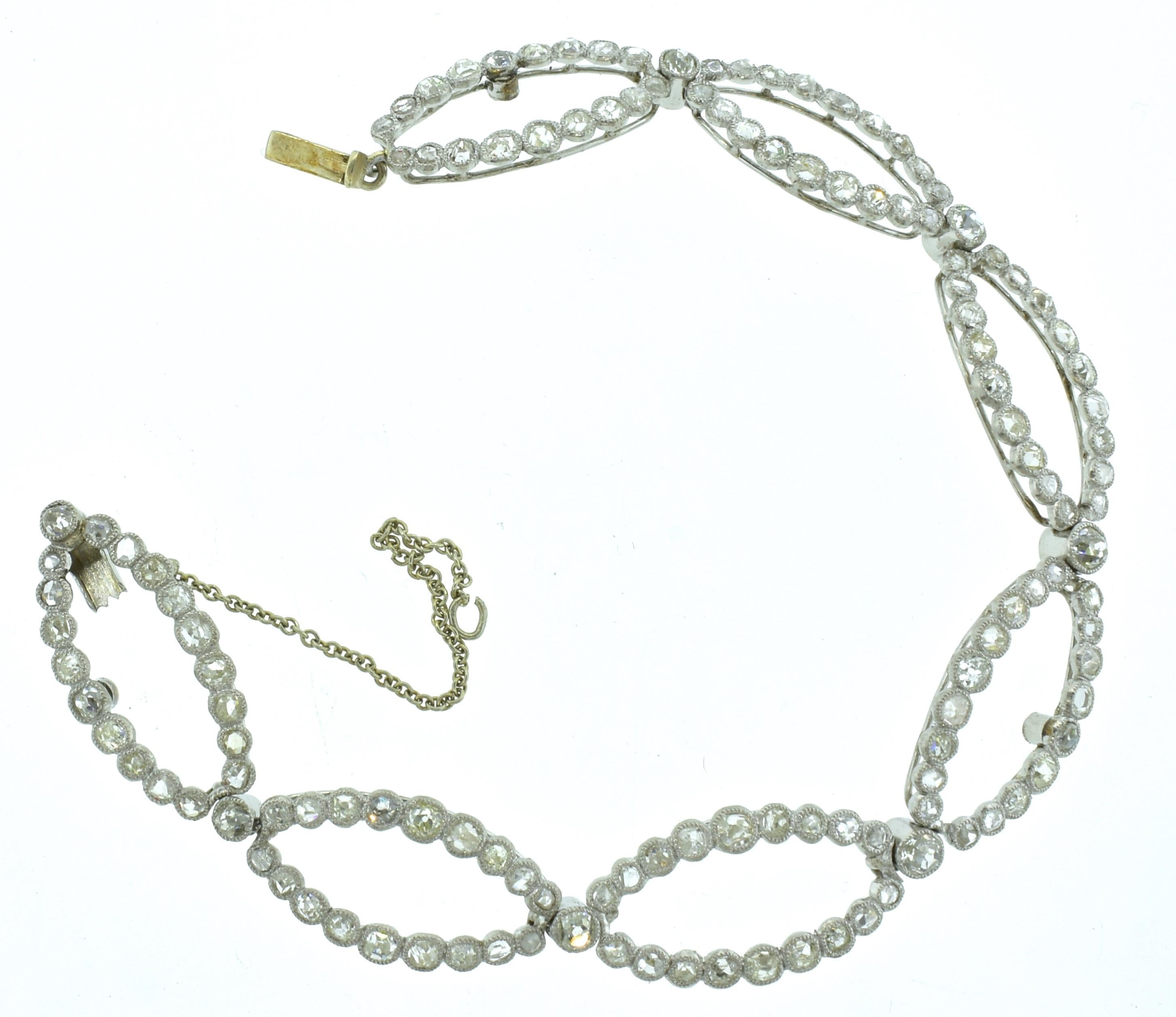 Women's or Men's Antique Diamond Tiara/Bracelet, circa 1890
