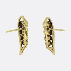 Antique Diamond Wing Earrings