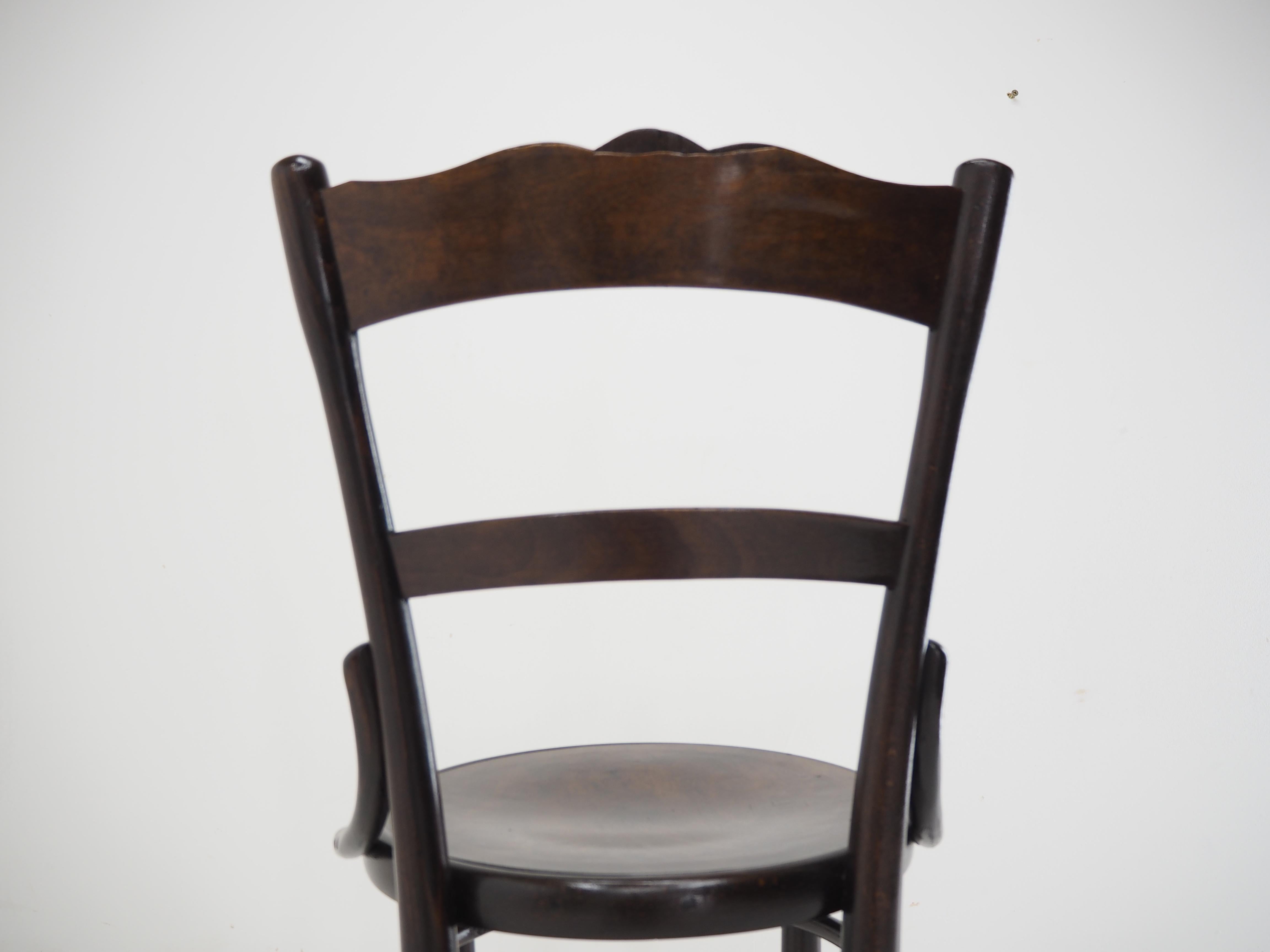 Ancienne chaise de salle à manger Fischel, Autriche, vers 1890 en vente 2