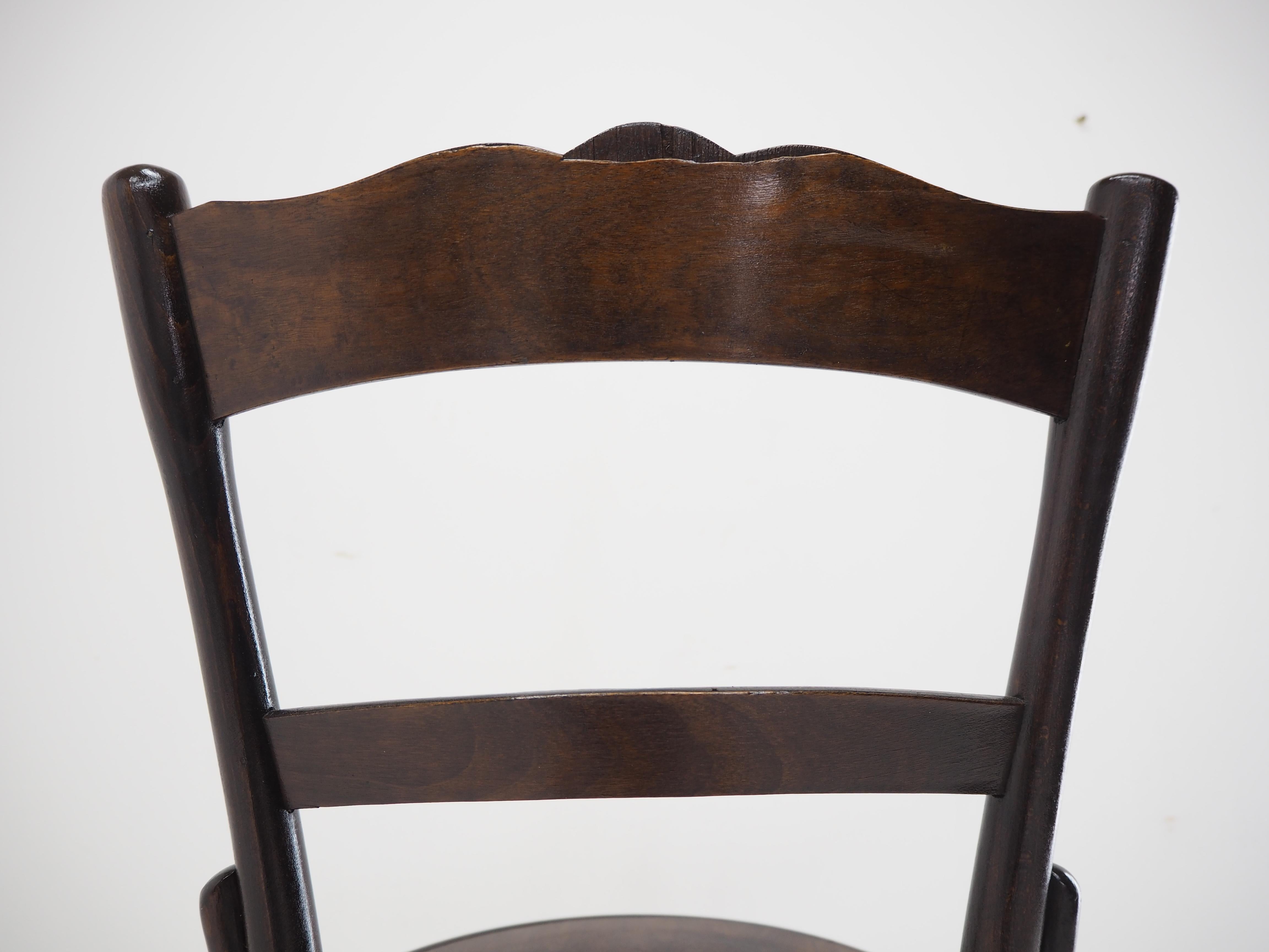 Ancienne chaise de salle à manger Fischel, Autriche, vers 1890 en vente 3