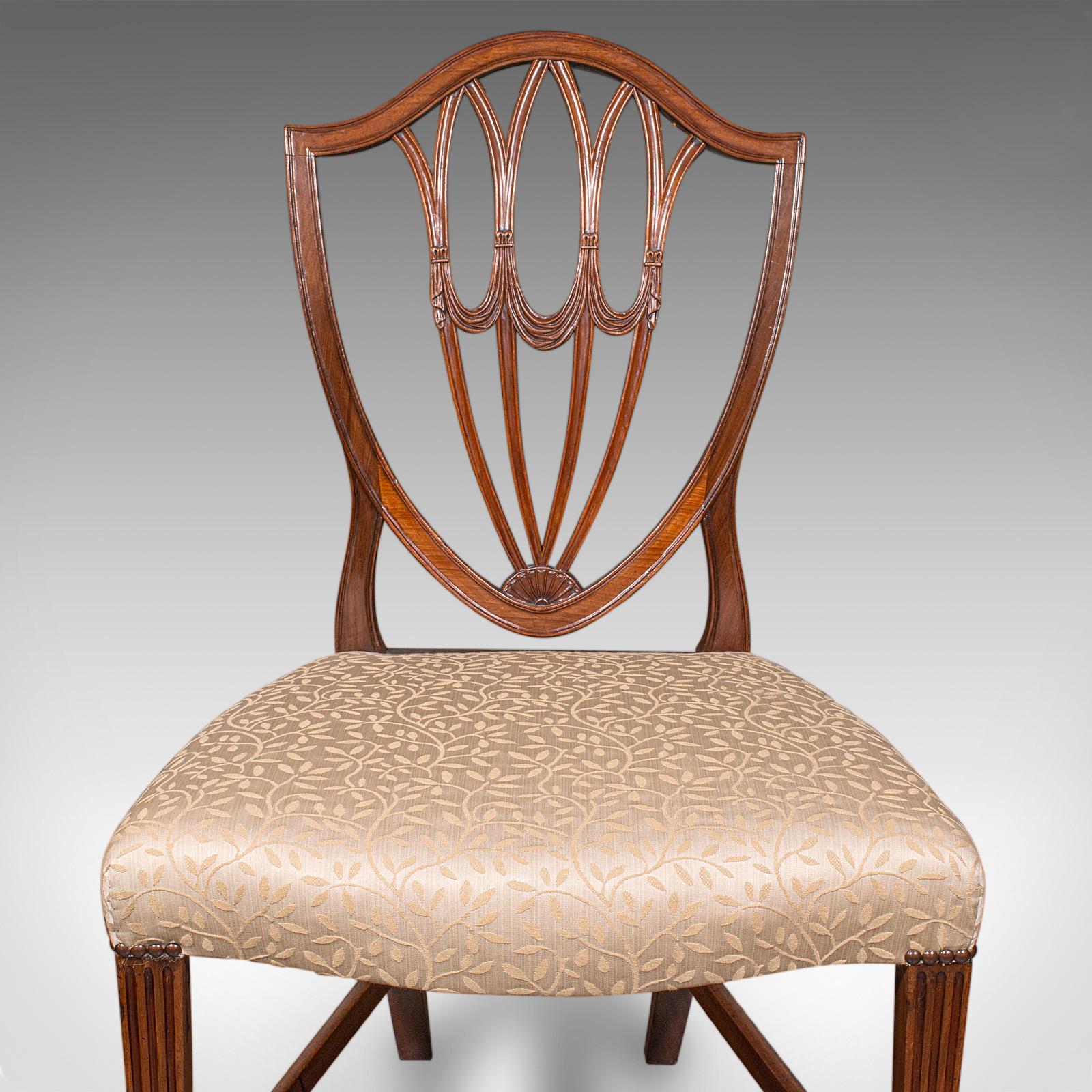 Suite de chaises de salle à manger anciennes anglaises, Carver & Slipper Chairs, géorgiennes, C.1800 en vente 3