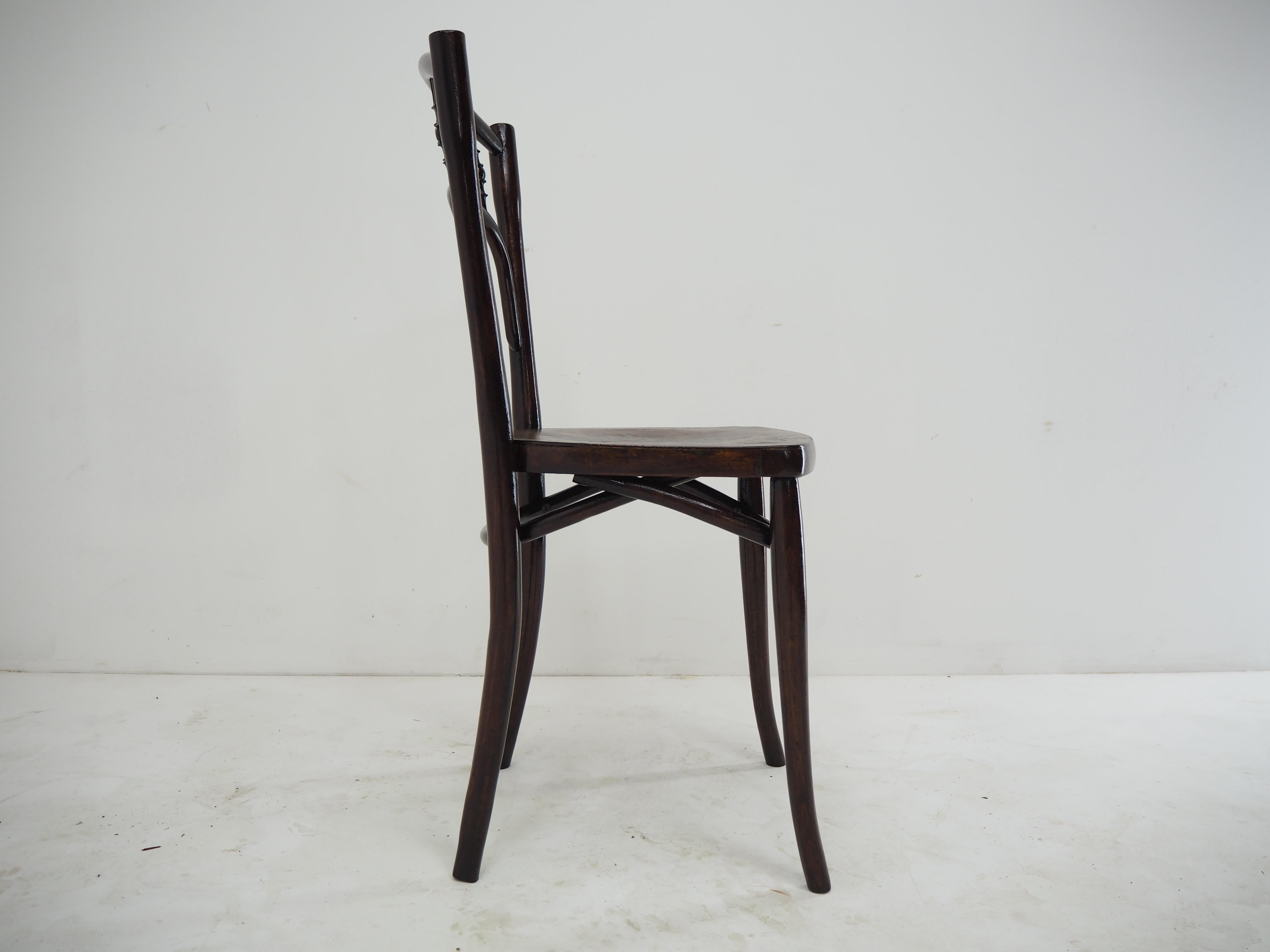 Early 20th Century Antique Dining Chair, Thonet, Austria, 1910s For Sale