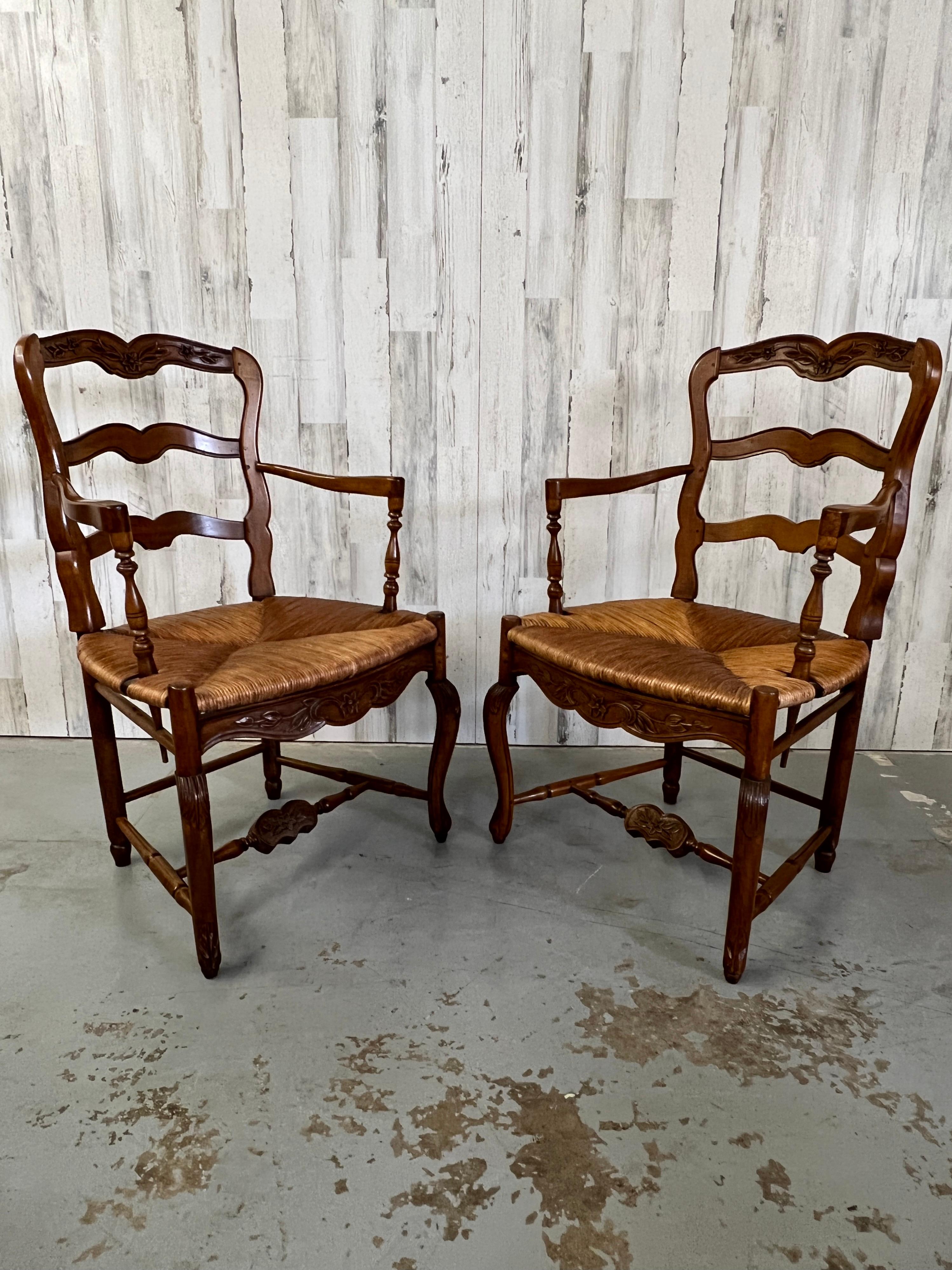 Antique Country French Dining Chairs 7