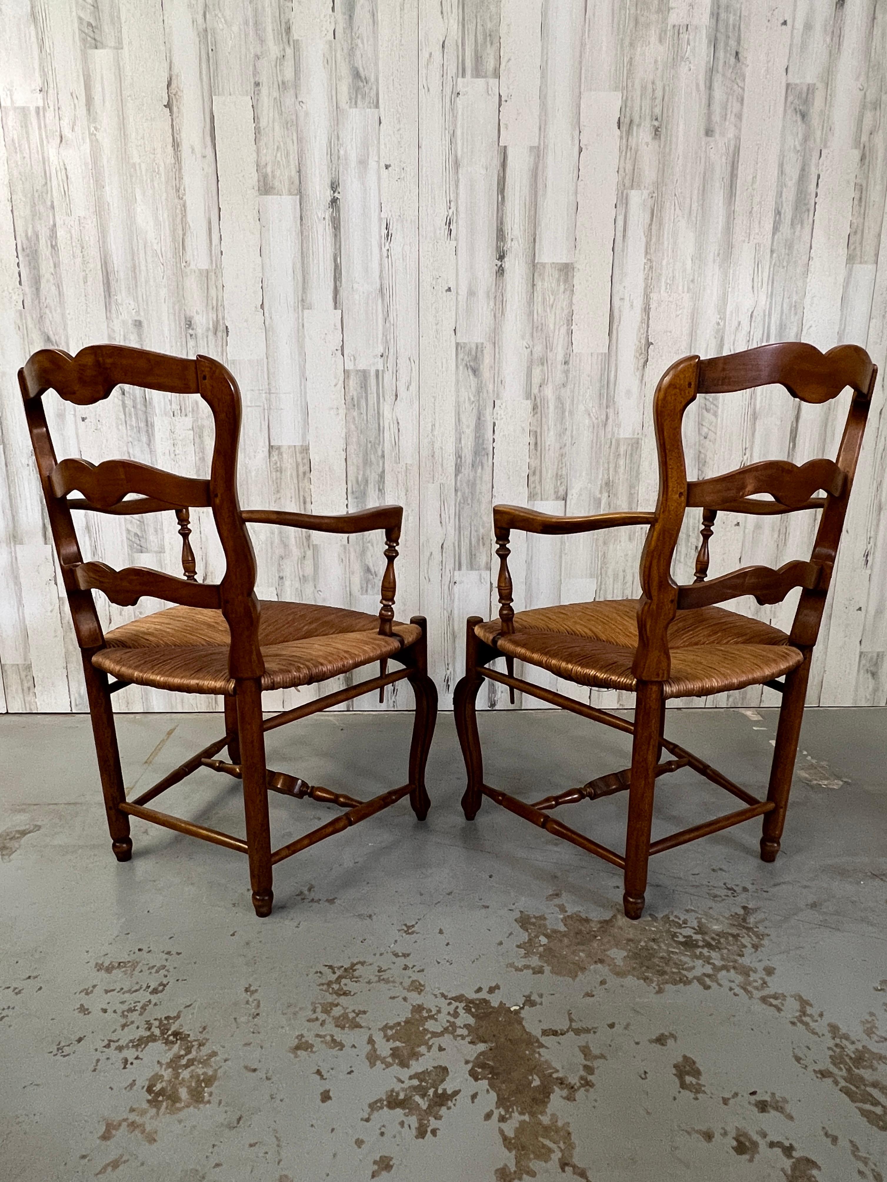 Antique Country French Dining Chairs 8