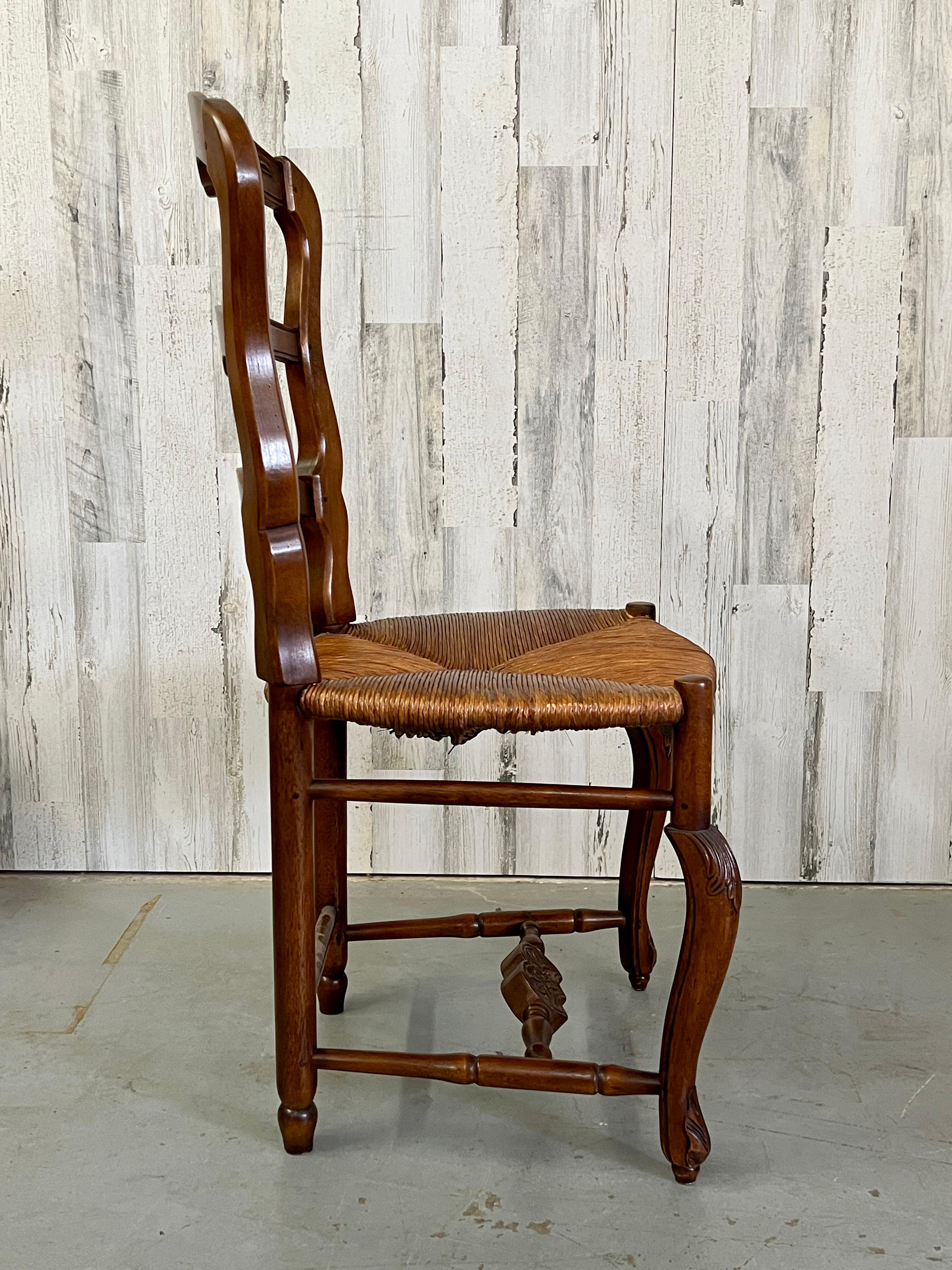 Antique Country French Dining Chairs 11