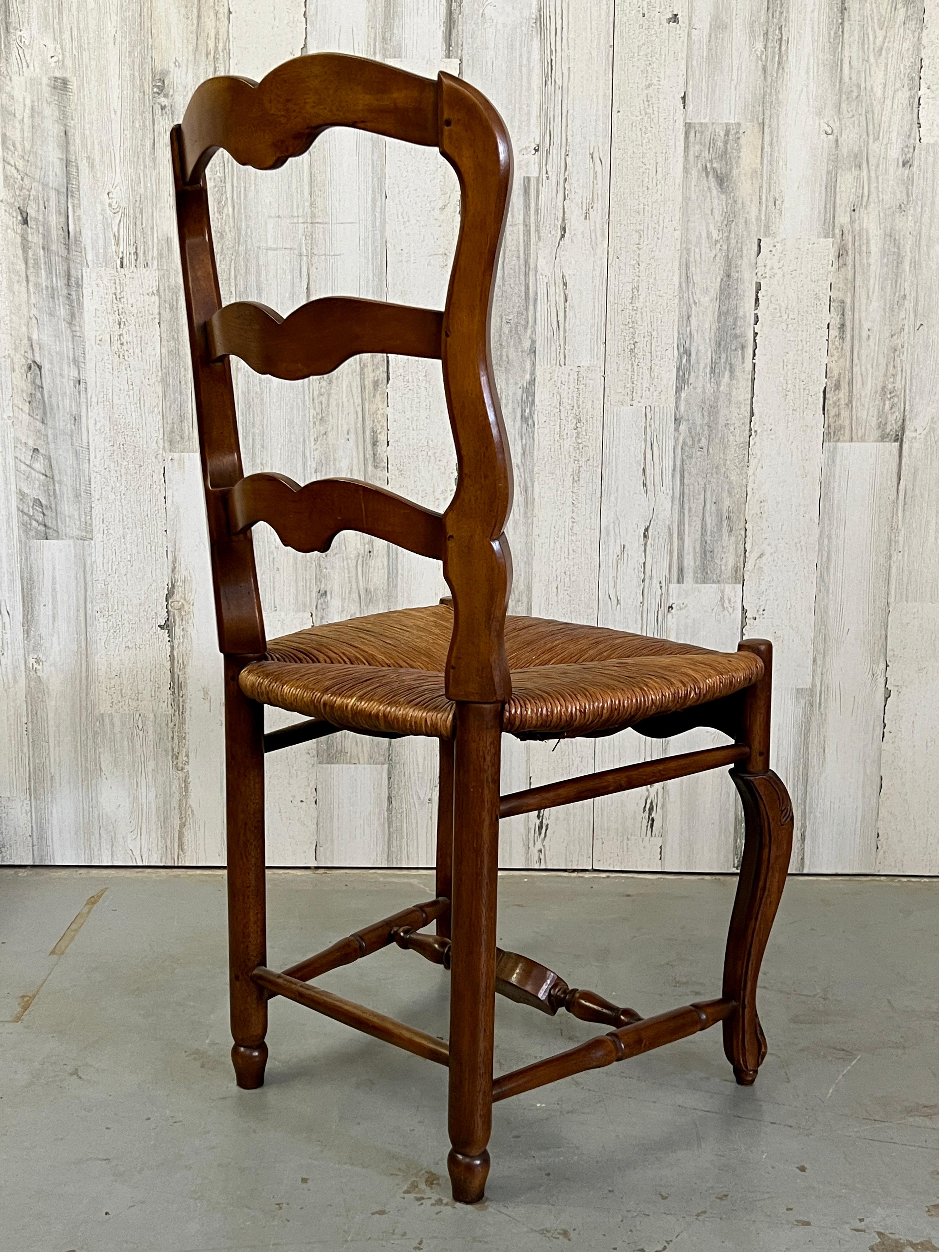 Antique Country French Dining Chairs 12