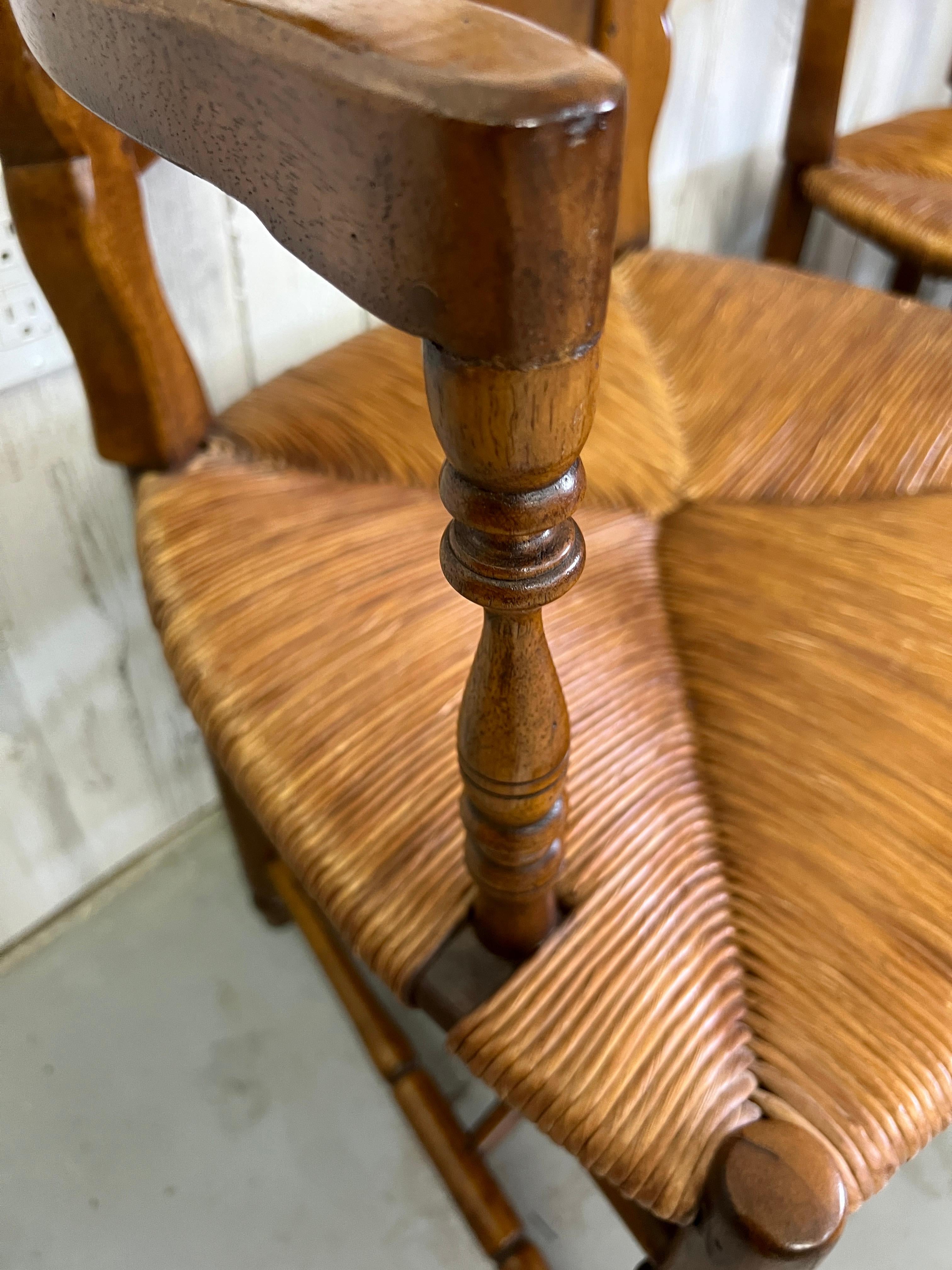 Antique Country French Dining Chairs 2
