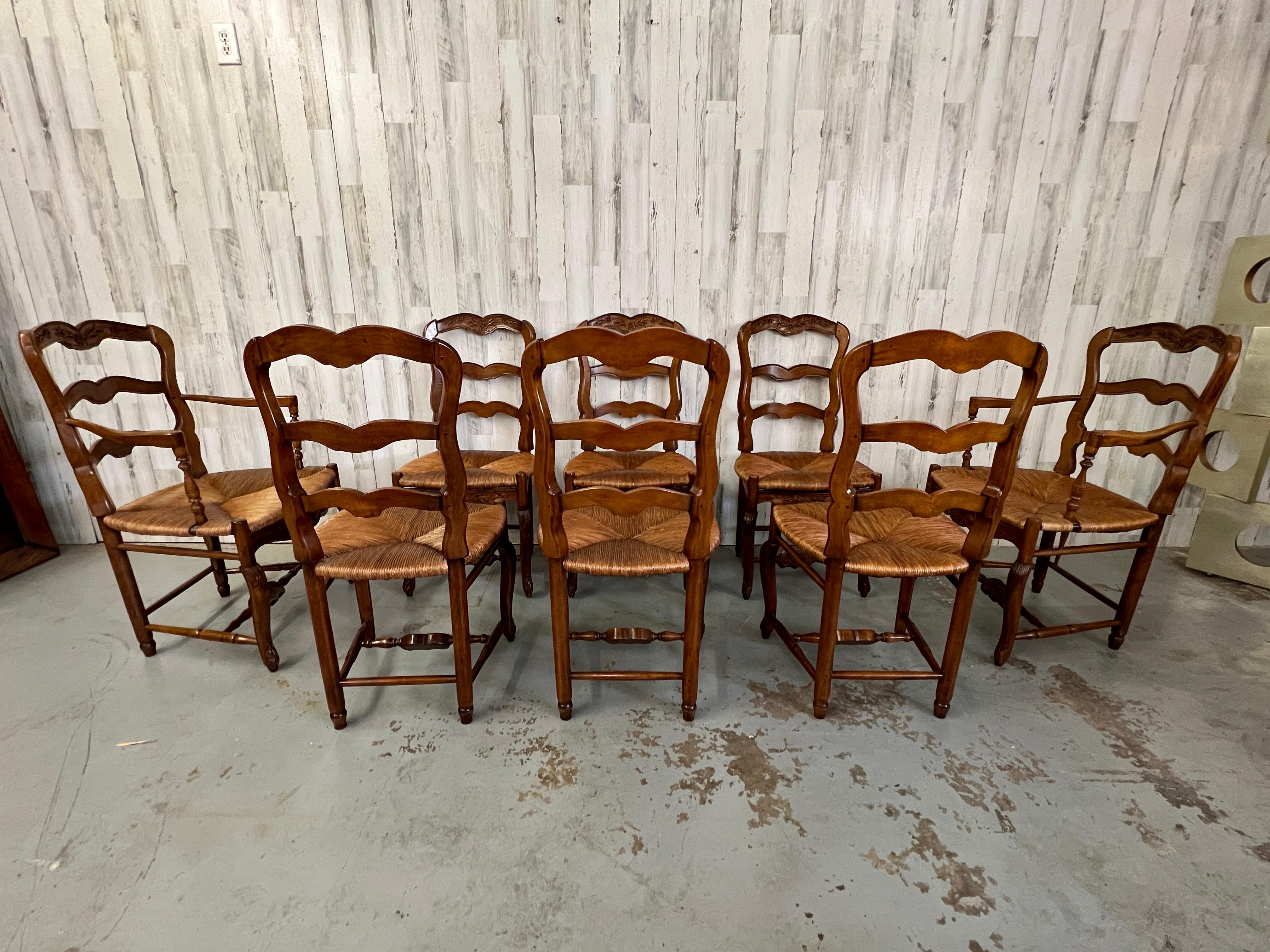 Antique Country French Dining Chairs 3