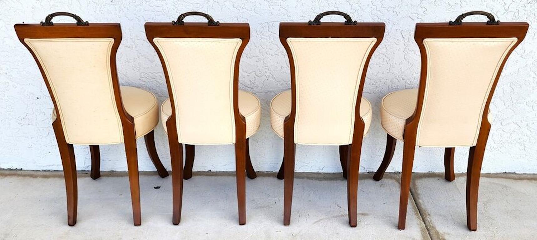 20th Century Antique Dining Chairs Set of 4 For Sale