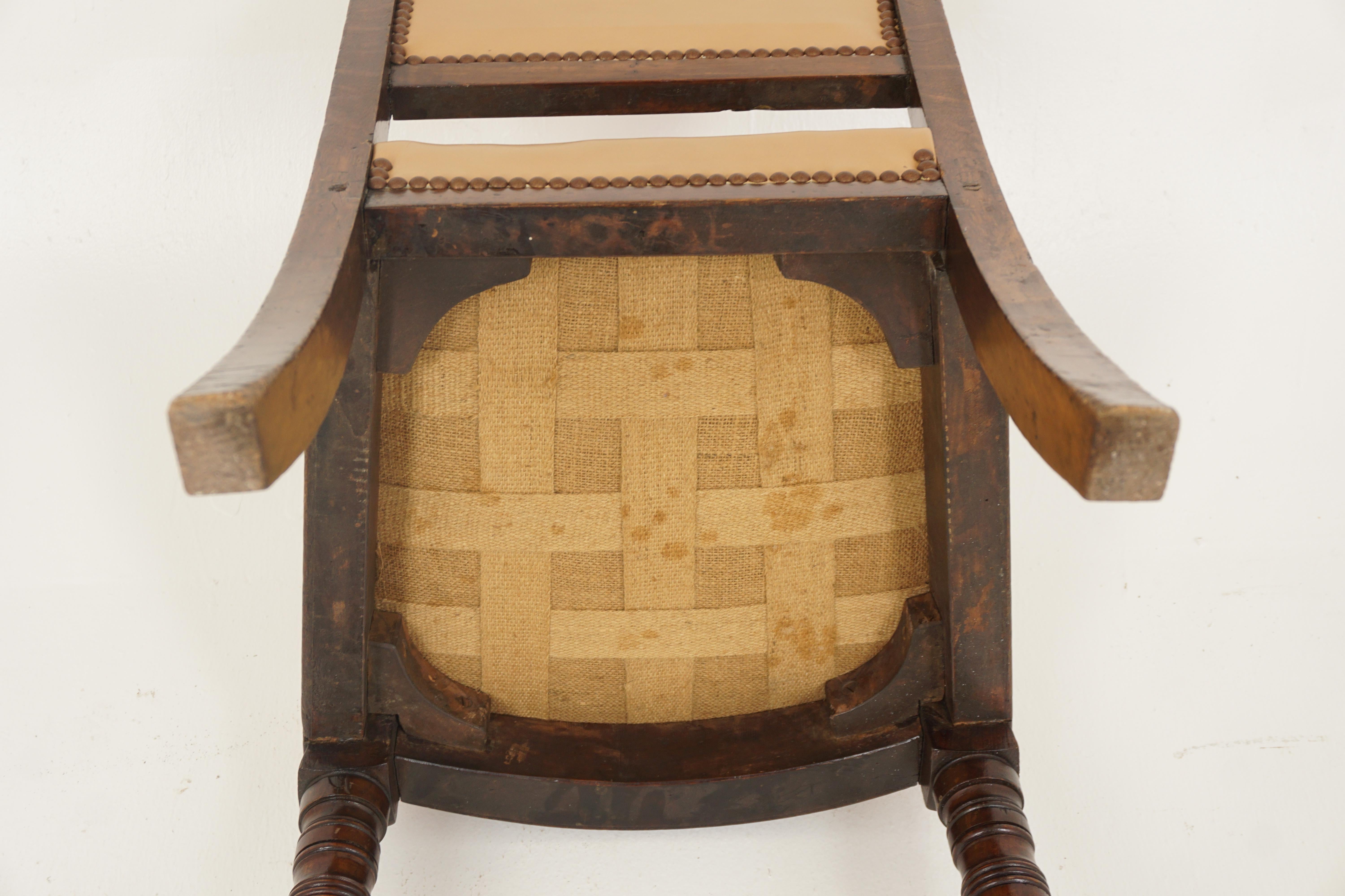 Antique Dining Chairs, Set of 6, Oak, Scotland 1895, B2664 3