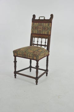 Antique Dining Chairs, Oak Dining Chairs, Vintage Chair, s France 1890, B1121