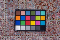 Antikes Esszimmer Khorassan - Himbeerrot und Blaubeerkuchenblau mit Brown