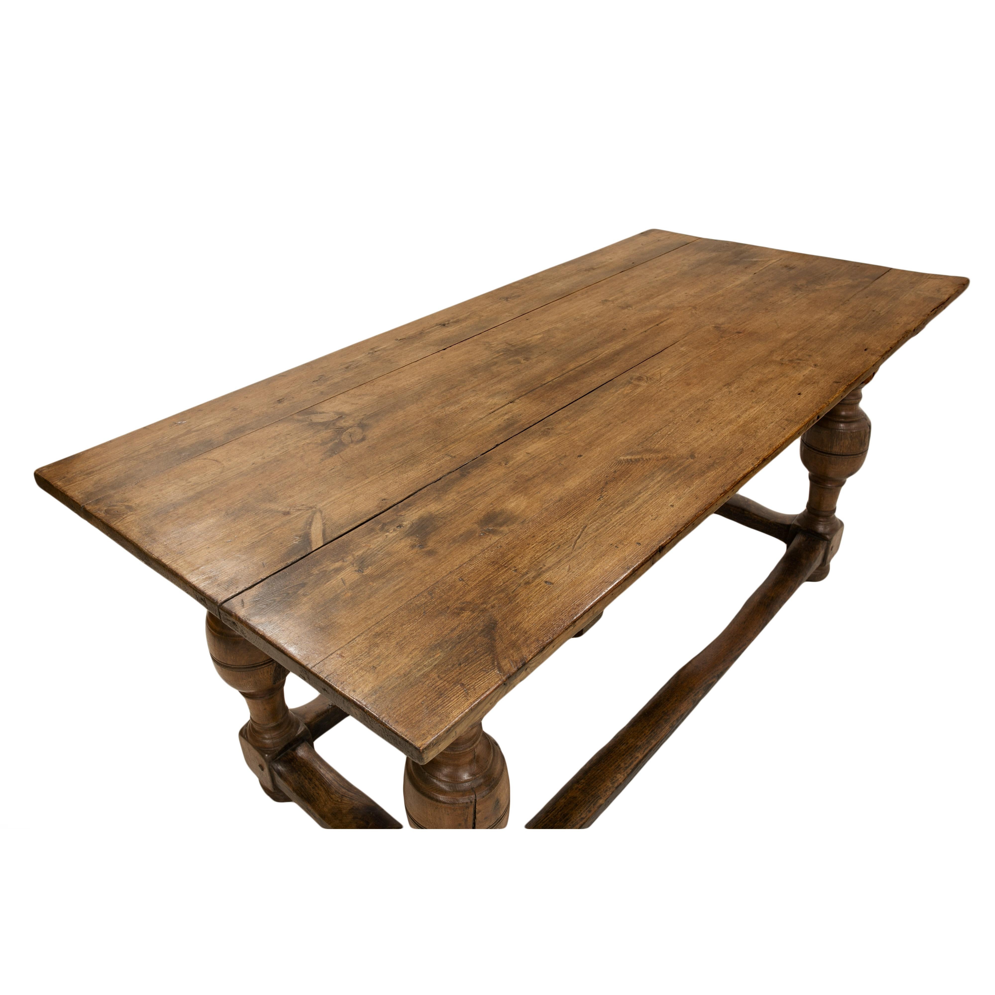 Ash Antique Dining Table, 18th Century