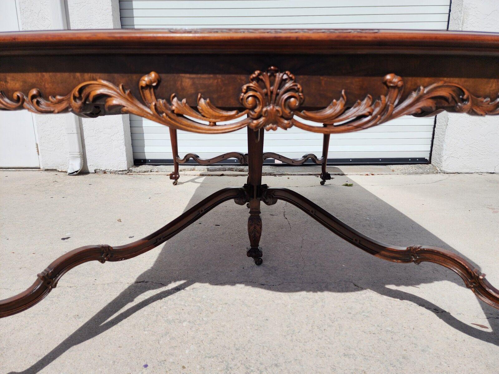 Antique Dining Table by Royal Furnitue Co 'as Featured in Forbes Magazine' For Sale 2