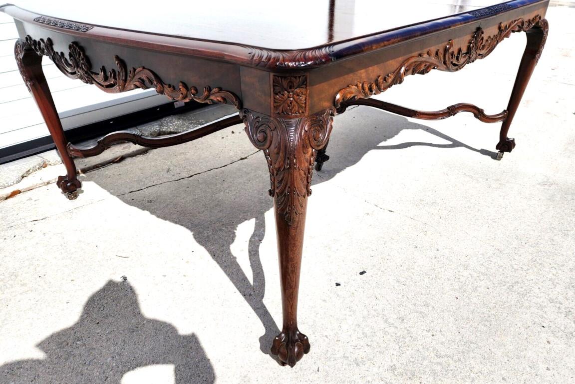 Early 20th Century Antique Dining Table by Royal Furnitue Co 'as Featured in Forbes Magazine' For Sale