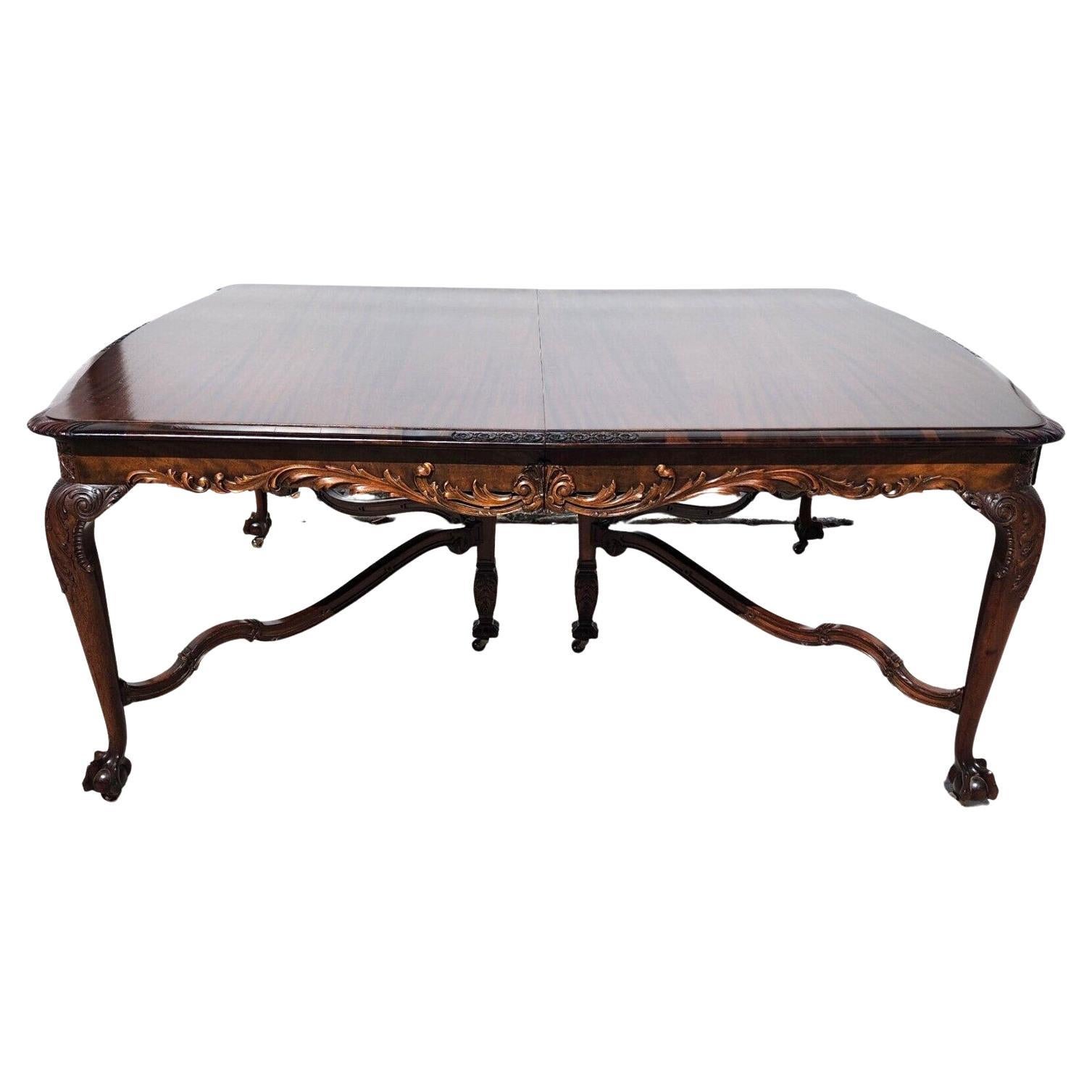 Antique Dining Table by Royal Furnitue Co 'as Featured in Forbes Magazine' For Sale