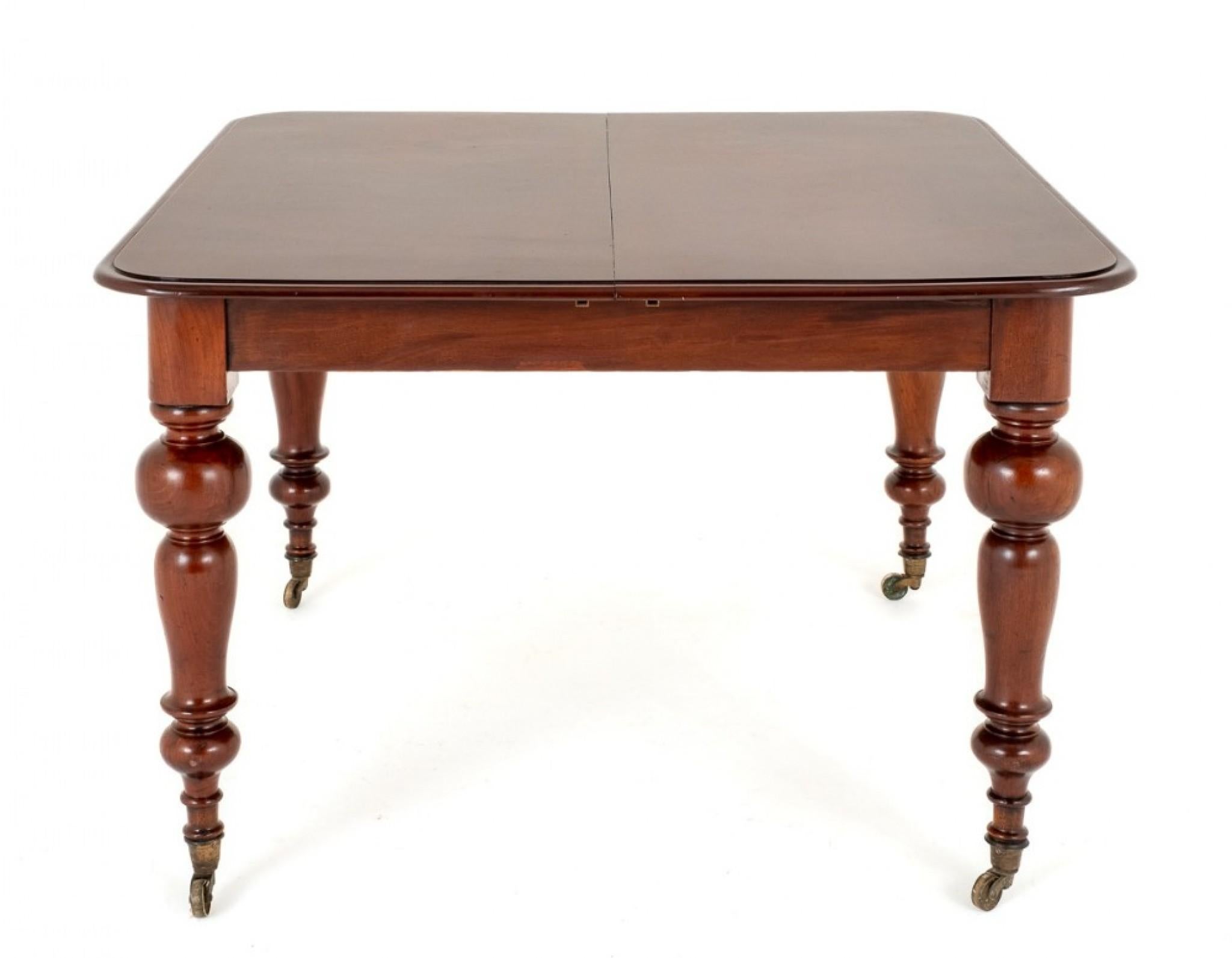 Antique Dining Table Extending Victorian Mahogany 1870 For Sale 10