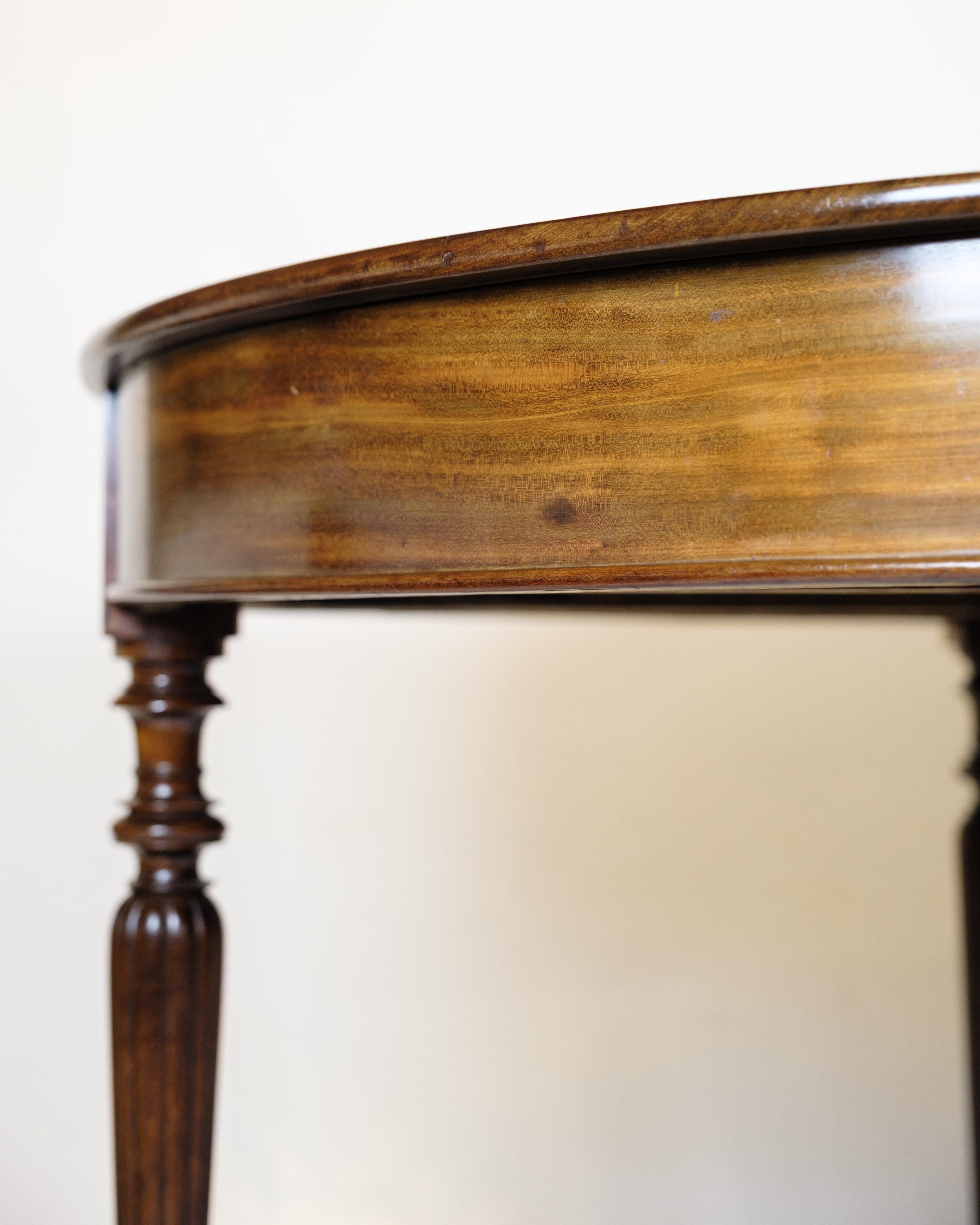 Mesa de comedor antigua de caoba de la década de 1840 Mediados del siglo XIX en venta