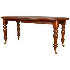 Antique Dining Table, Victorian, Mahogany, Extending, Six-Seat, circa 1850