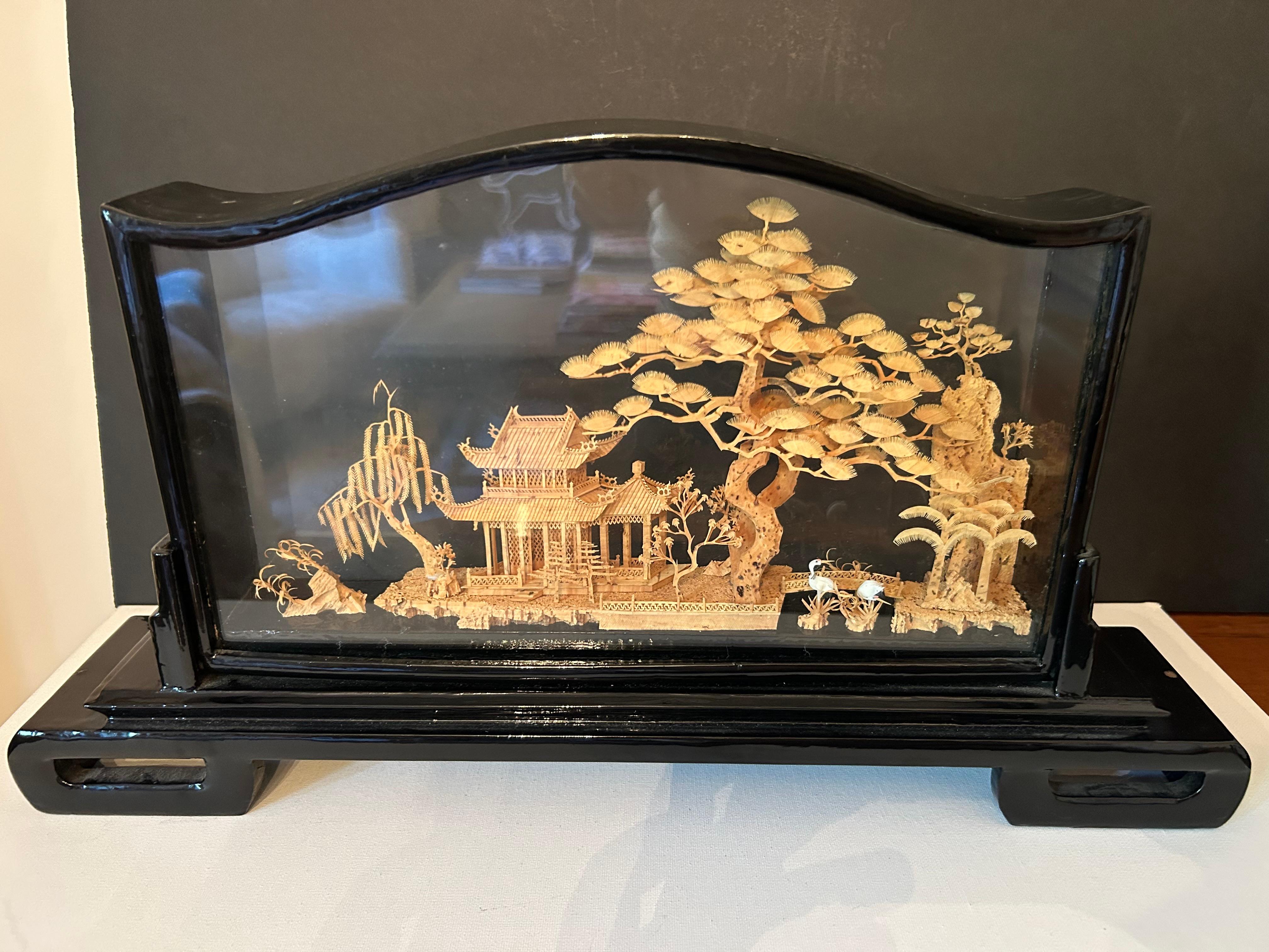 Chinois Diorama ancien, chinois, milieu du XXe siècle en vente