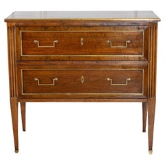 Antique Directoire Chest Of Drawers Commode