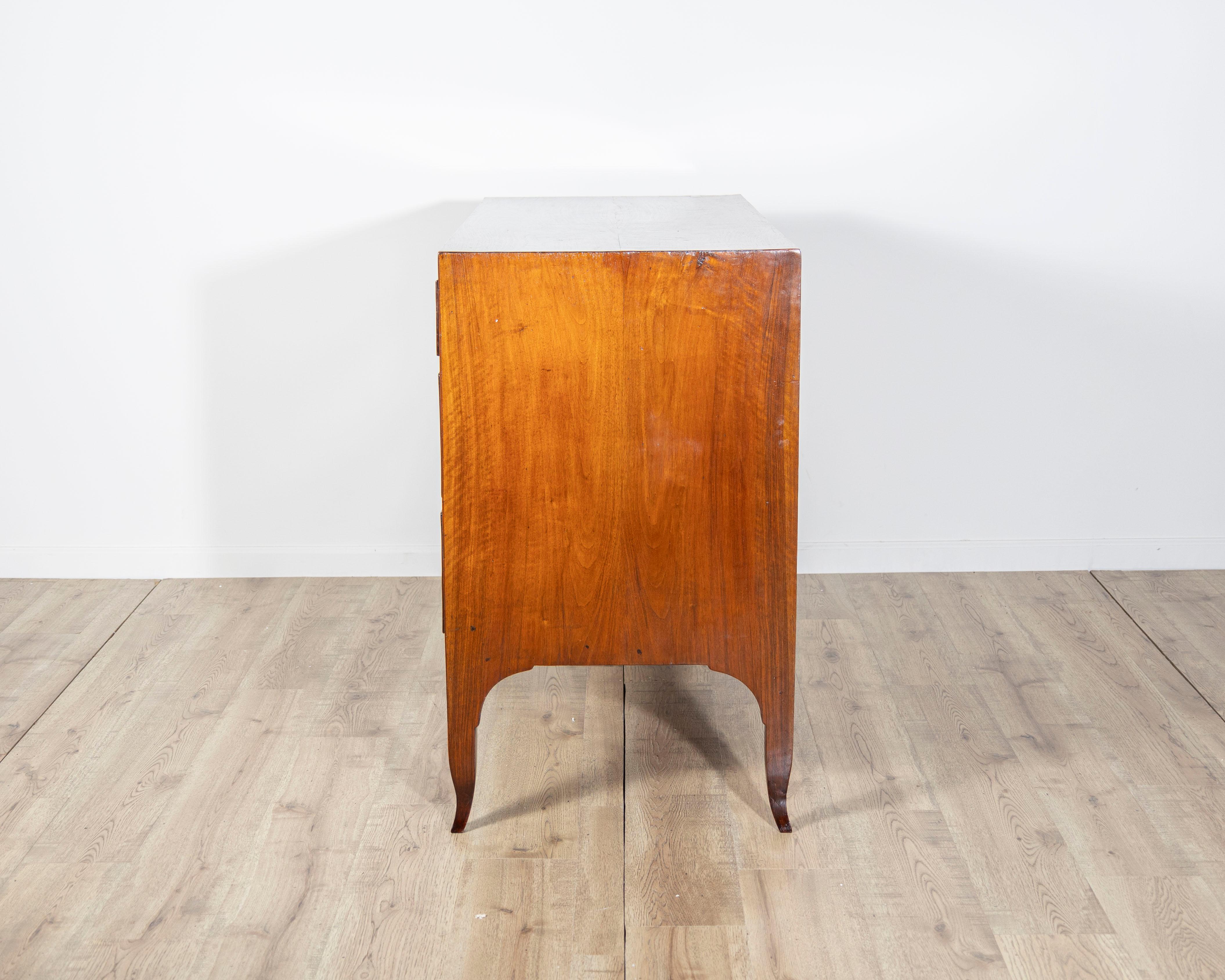 Antique Directoire Chest Of Drawers In Walnut For Sale 3